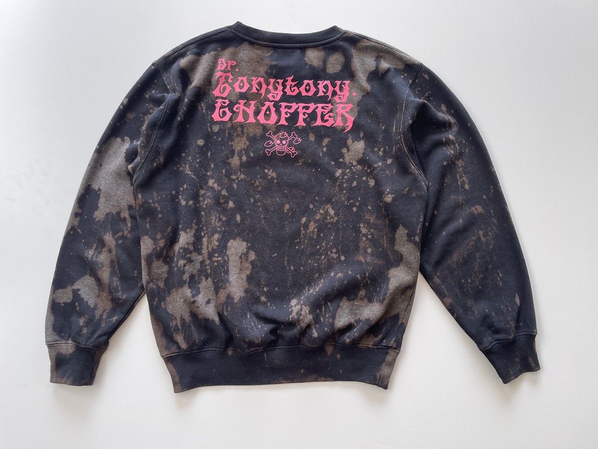 One Piece Vintage Tony Chopper One Piece Black Bleach Sweatshirts Size US L / EU 52-54 / 3 - 3 Thumbnail
