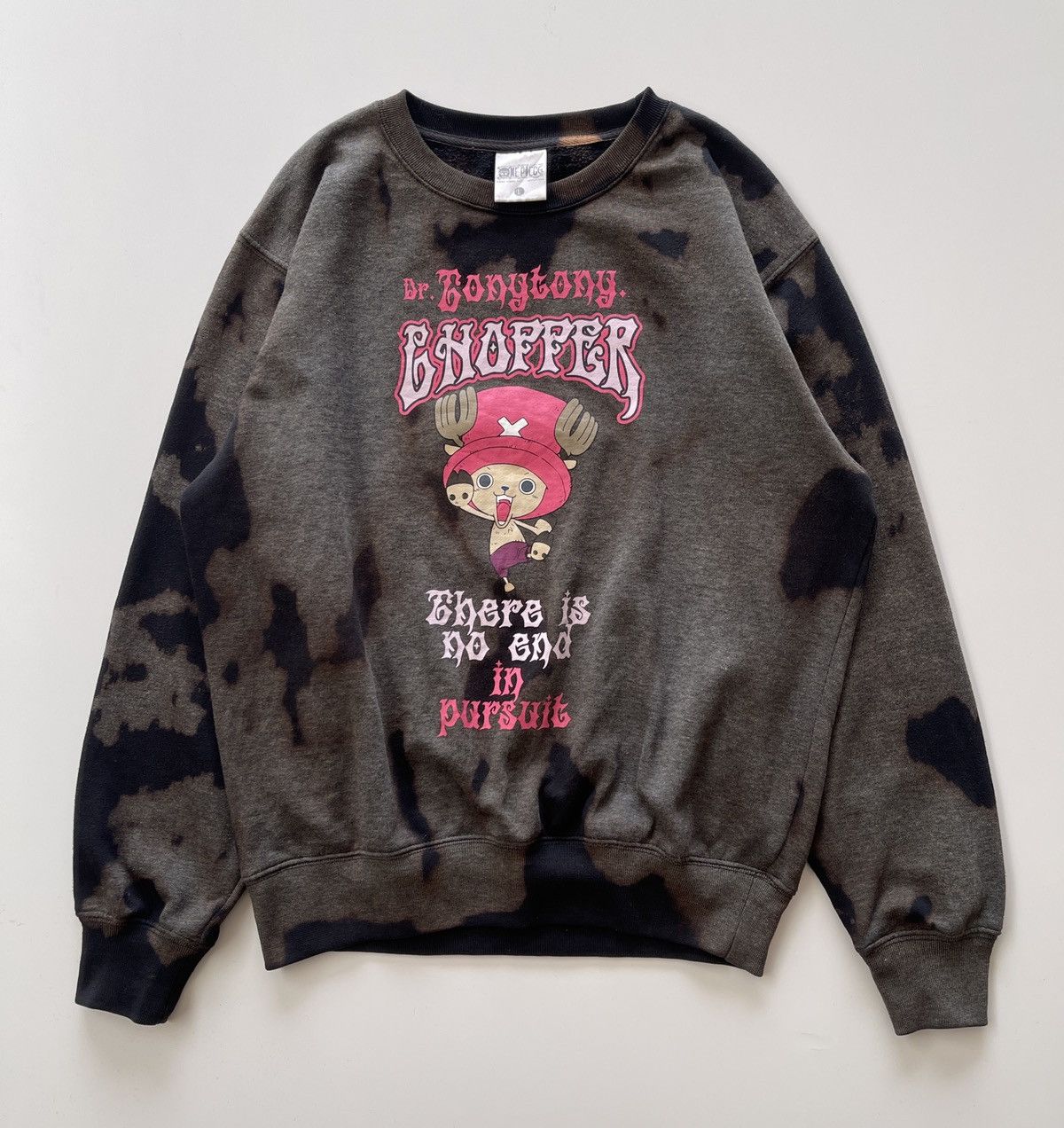 One Piece Vintage Tony Chopper One Piece Black Bleach Sweatshirts Size US L / EU 52-54 / 3 - 4 Thumbnail