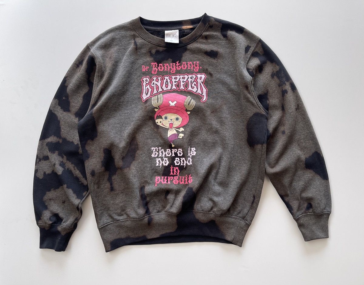 One Piece Vintage Tony Chopper One Piece Black Bleach Sweatshirts Size US L / EU 52-54 / 3 - 2 Thumbnail