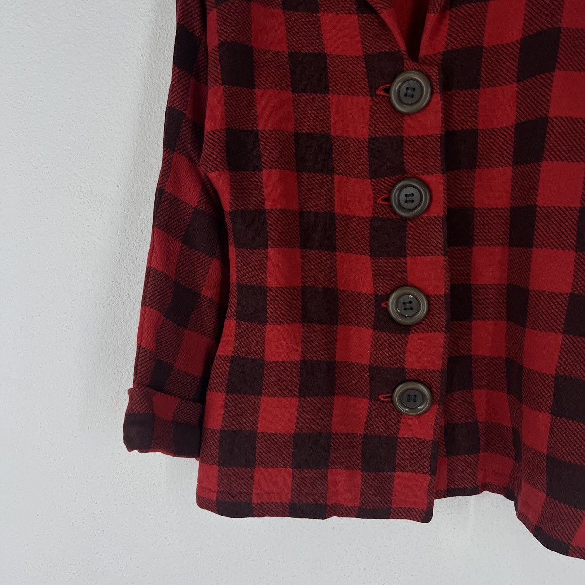 Japanese Brand VINTAGE NORMA KAMALI TARTAN DESIGN PUNK STYLE JACKET Size US M / EU 48-50 / 2 - 3 Thumbnail
