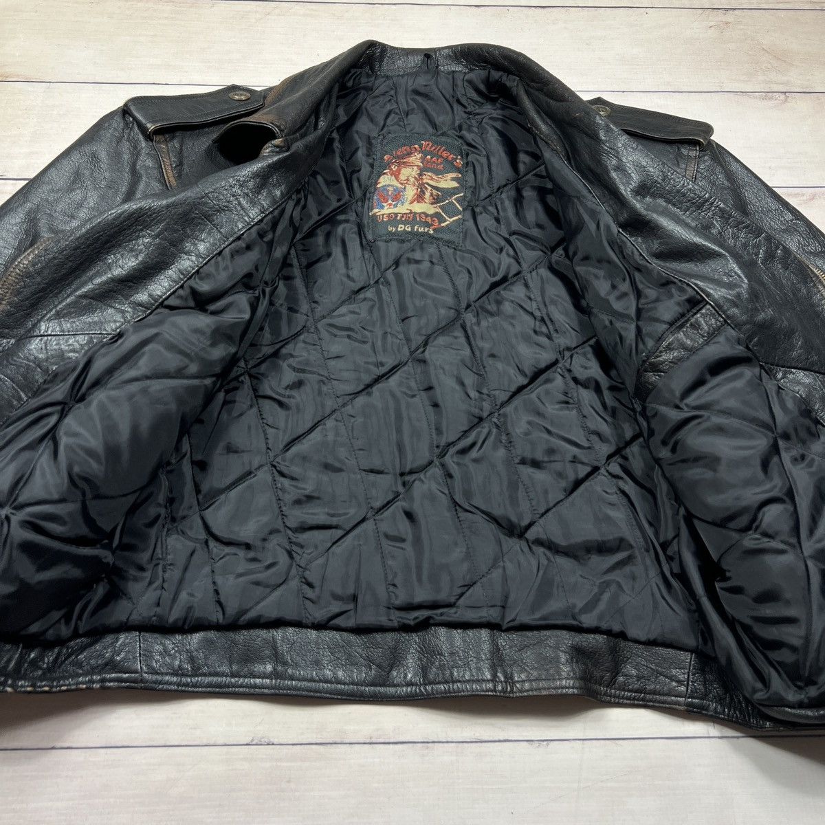 Vintage Vintage Leather Jacket Brown Biker Motor Ramones Size US XL / EU 56 / 4 - 6 Thumbnail
