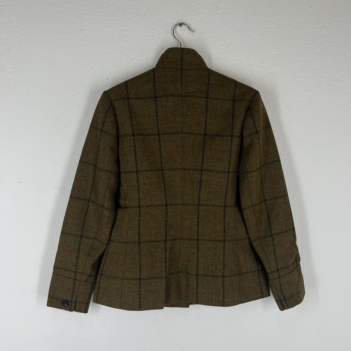 Japanese Brand VINTAGE WOOL JACKET TARTAN DESIGN DARKS LONDON Size US S / EU 44-46 / 1 - 7 Thumbnail