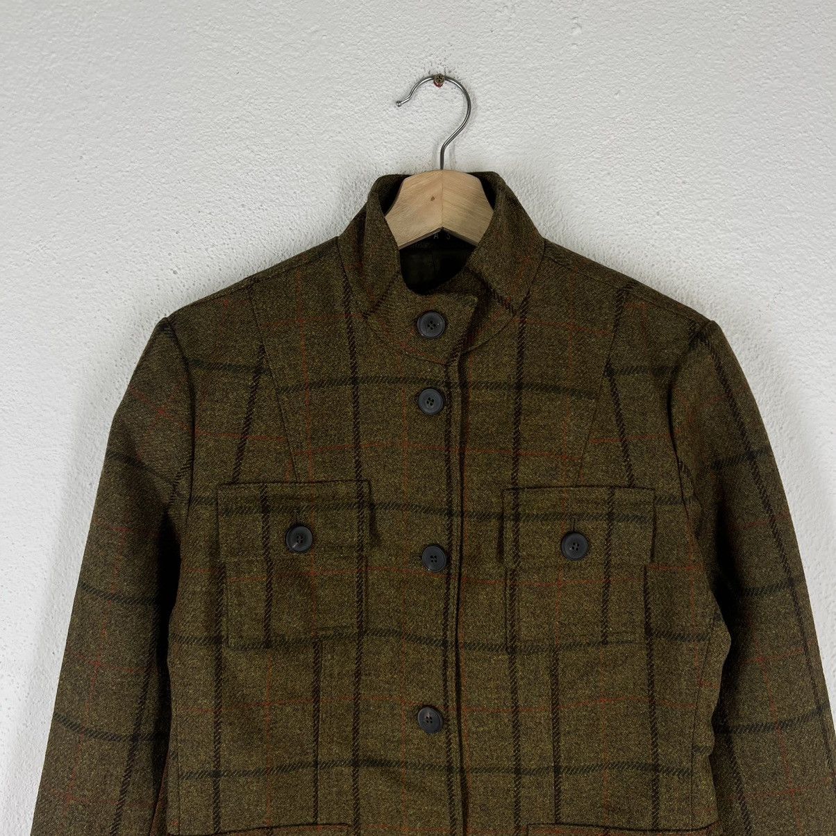 Japanese Brand VINTAGE WOOL JACKET TARTAN DESIGN DARKS LONDON Size US S / EU 44-46 / 1 - 2 Thumbnail