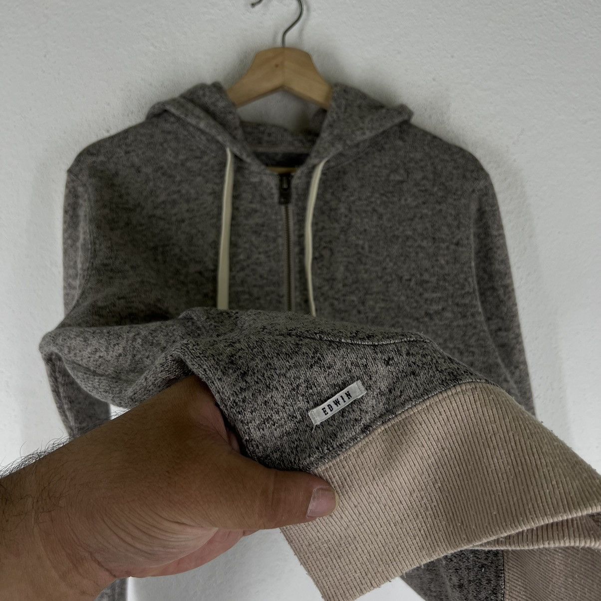 Japanese Brand VINTAGE EDWIN JAPAN MADE HOODIE ZIPPER JACKET Size US M / EU 48-50 / 2 - 5 Thumbnail