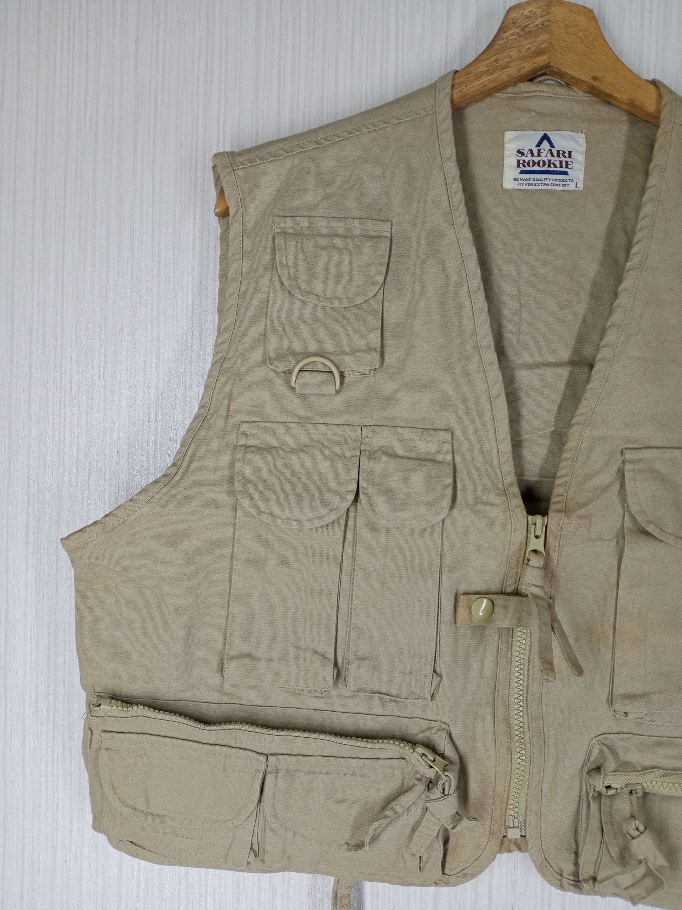 Japanese Brand Multipocket Safari Rookie Fishing Vest Size US L / EU 52-54 / 3 - 6 Thumbnail