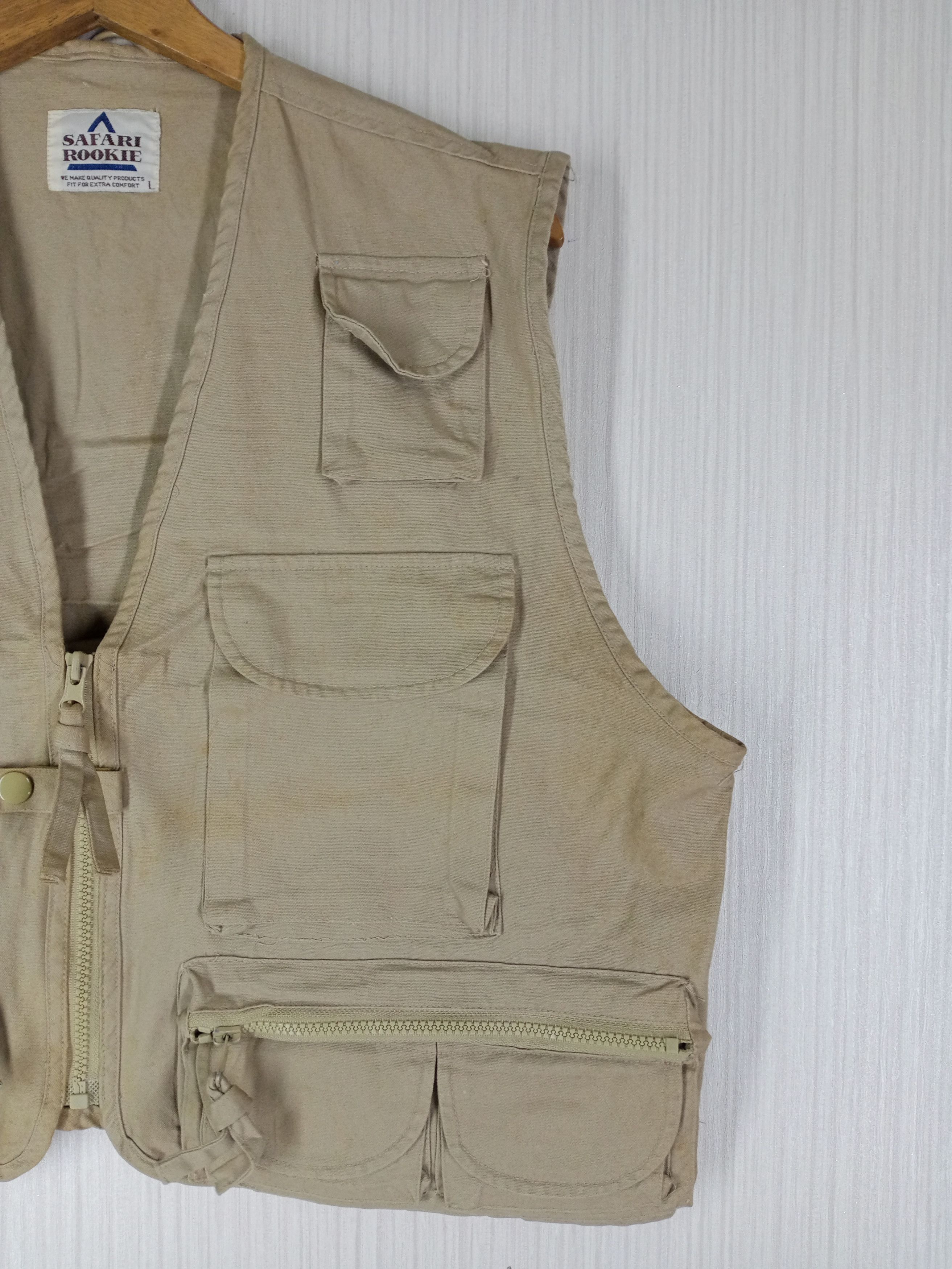 Japanese Brand Multipocket Safari Rookie Fishing Vest Size US L / EU 52-54 / 3 - 5 Thumbnail