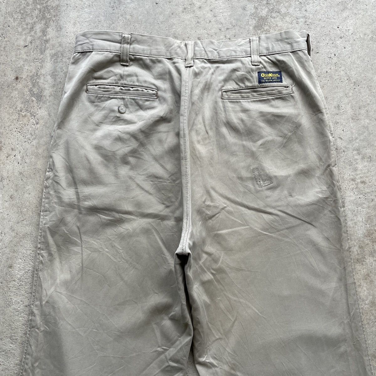 Oshkosh Vintage OSHKOSH Faded Trousers Casual Pants W33x28.5 Size US 33 - 12 Thumbnail