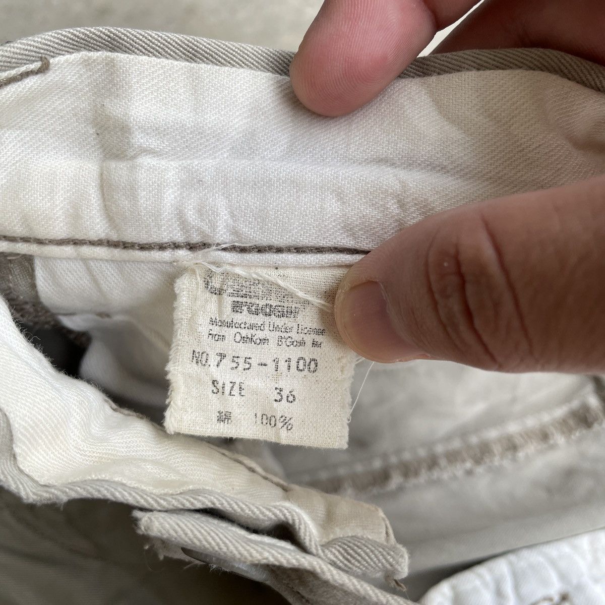 Oshkosh Vintage OSHKOSH Faded Trousers Casual Pants W33x28.5 Size US 33 - 7 Thumbnail