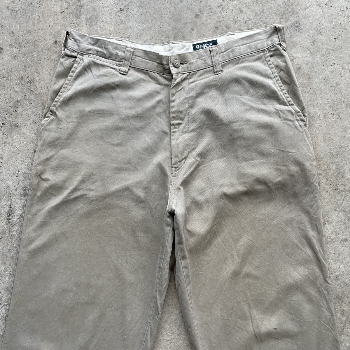 Oshkosh Vintage OSHKOSH Faded Trousers Casual Pants W33x28.5 Size US 33 - 2 Thumbnail