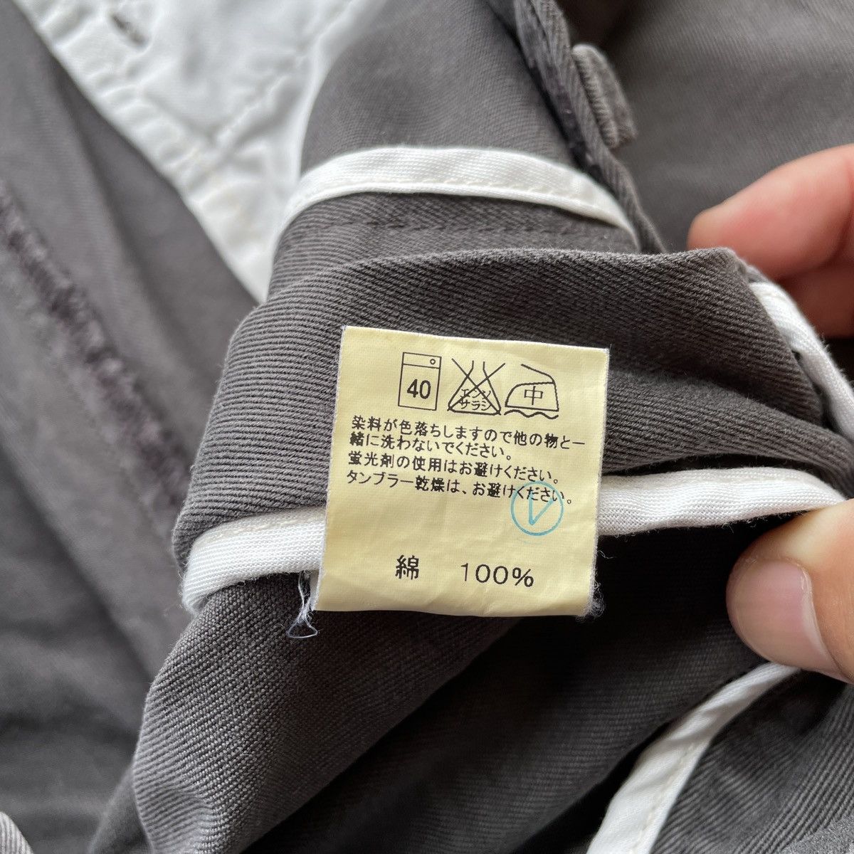 Vintage × Wrangler W33x31⚡️ Vintage Wrangler Faded Grey Trousers Casual Pants Size US 33 - 8 Thumbnail