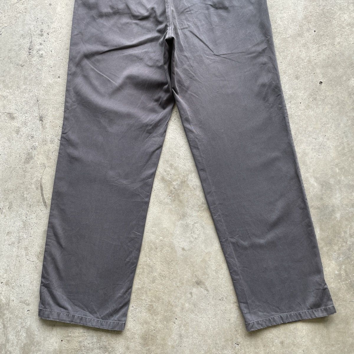 Vintage × Wrangler W33x31⚡️ Vintage Wrangler Faded Grey Trousers Casual Pants Size US 33 - 10 Thumbnail
