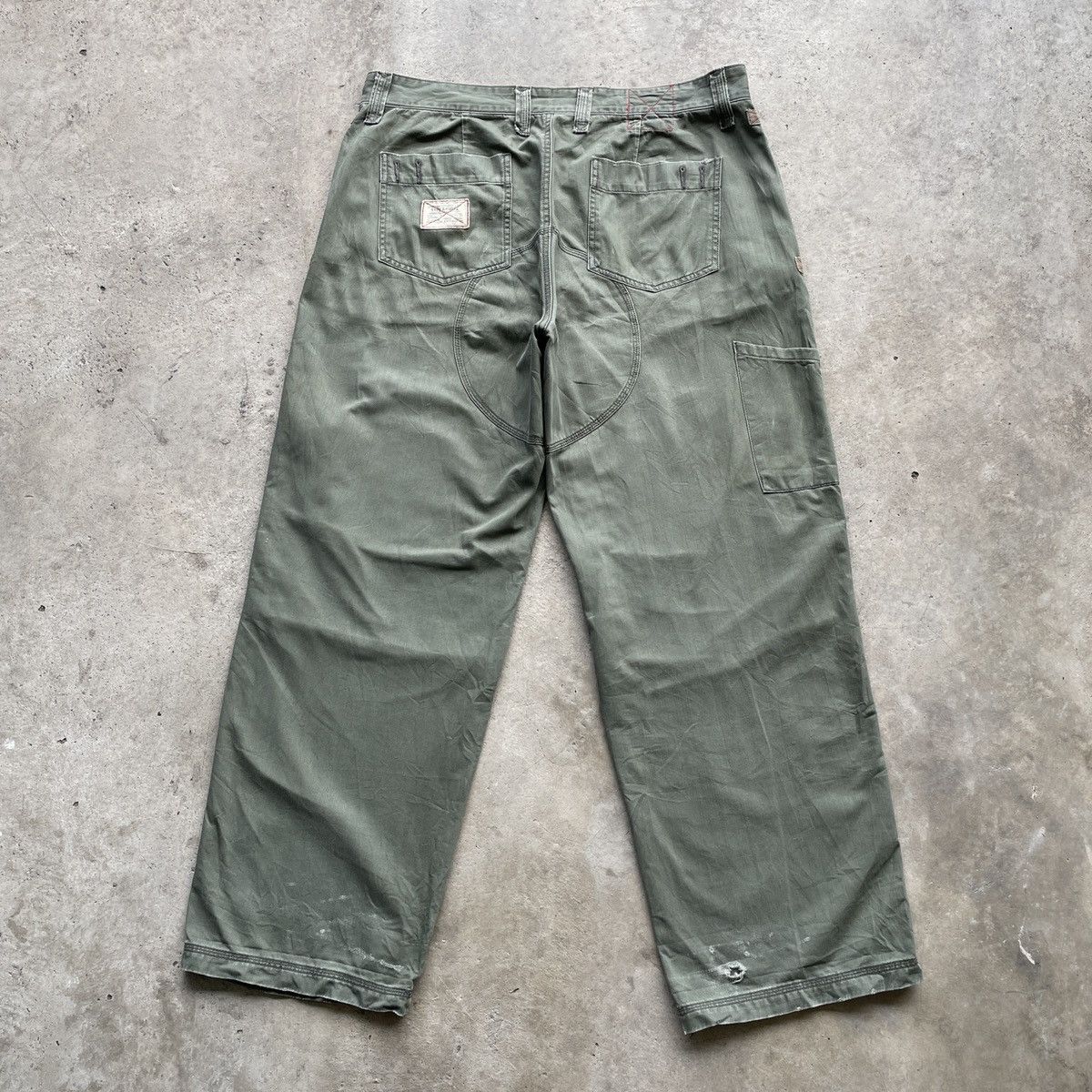 A. Kurtz × Vintage Vintage A KURTZ Military Faded Trouser Combat Tactical Pants Size US 36 / EU 52 - 11 Thumbnail