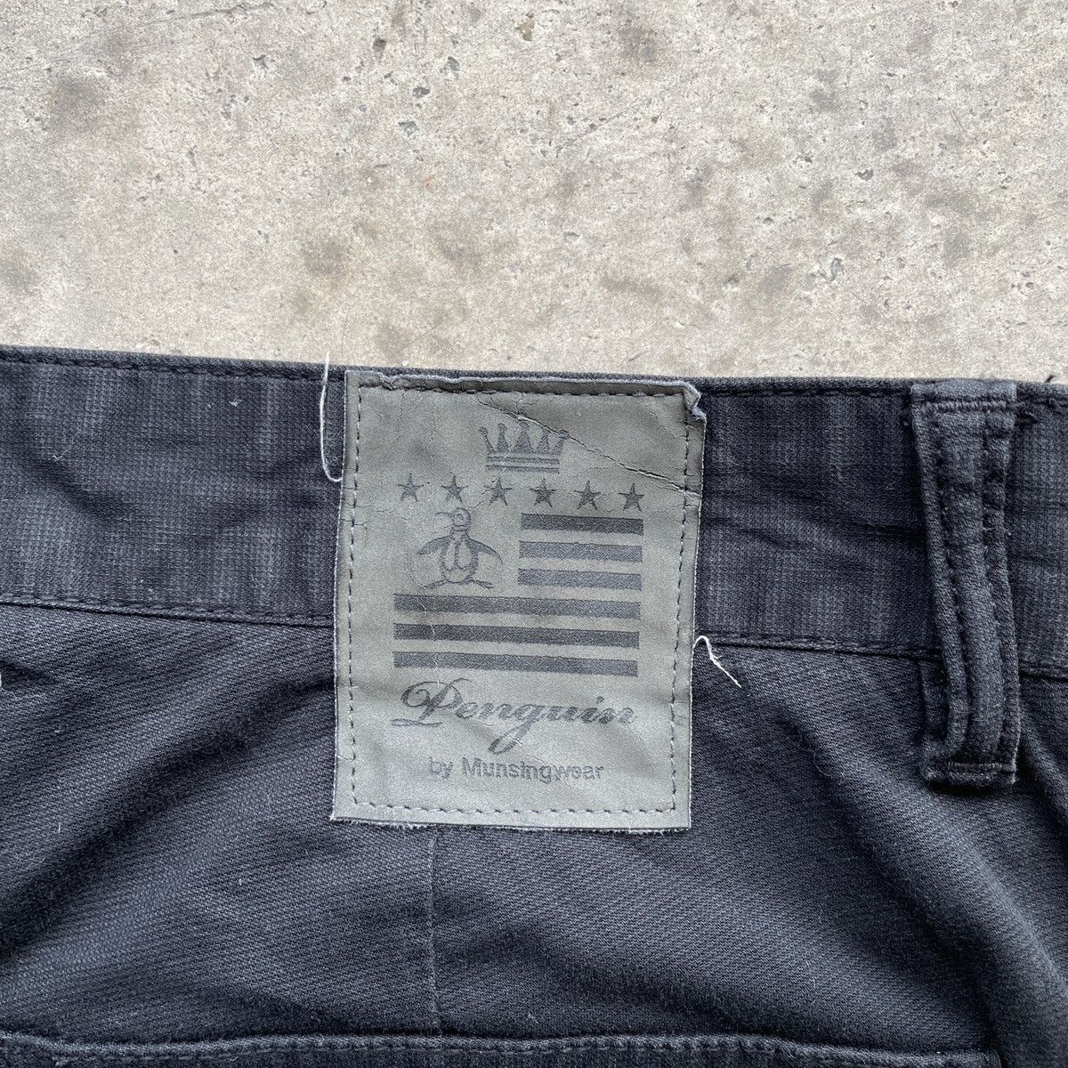 Japanese Brand W32⚡️Vintage Penguin Faded Black Trousers Casual Pants JAPAN Size US 32 / EU 48 - 8 Thumbnail