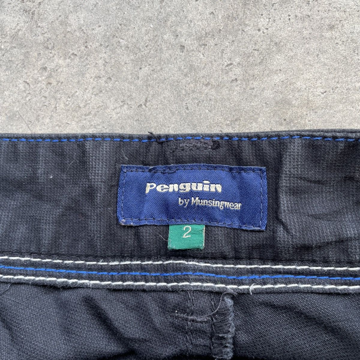 Japanese Brand W32⚡️Vintage Penguin Faded Black Trousers Casual Pants JAPAN Size US 32 / EU 48 - 6 Thumbnail