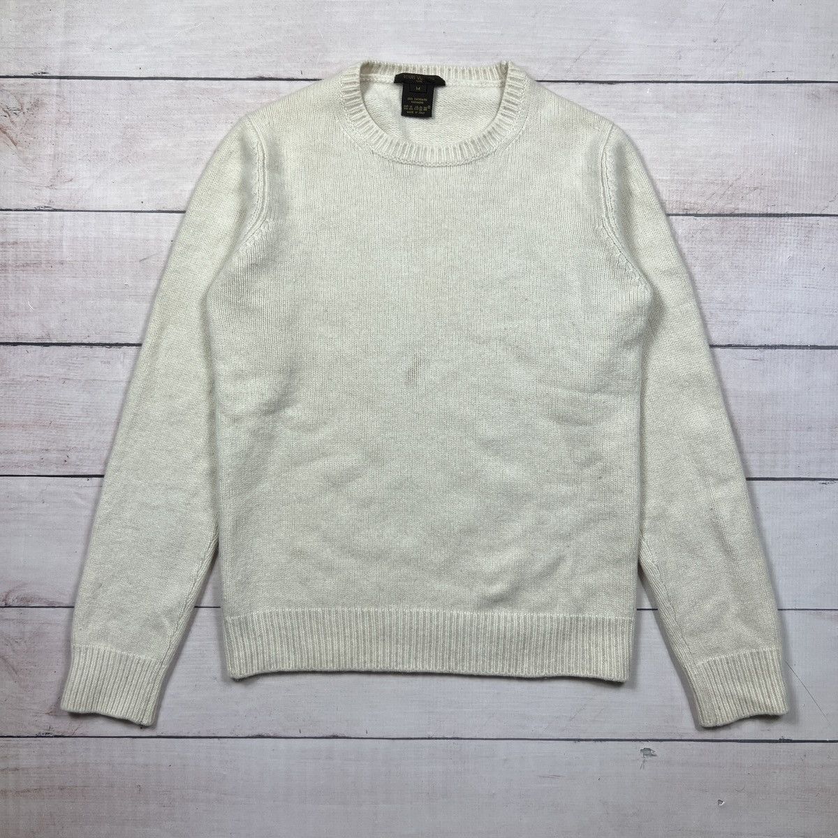 Louis Vuitton Louis Vuitton Beige Ecru Sweater Knitwear Cashmere Size M / US 6-8 / IT 42-44 - 1 Thumbnail