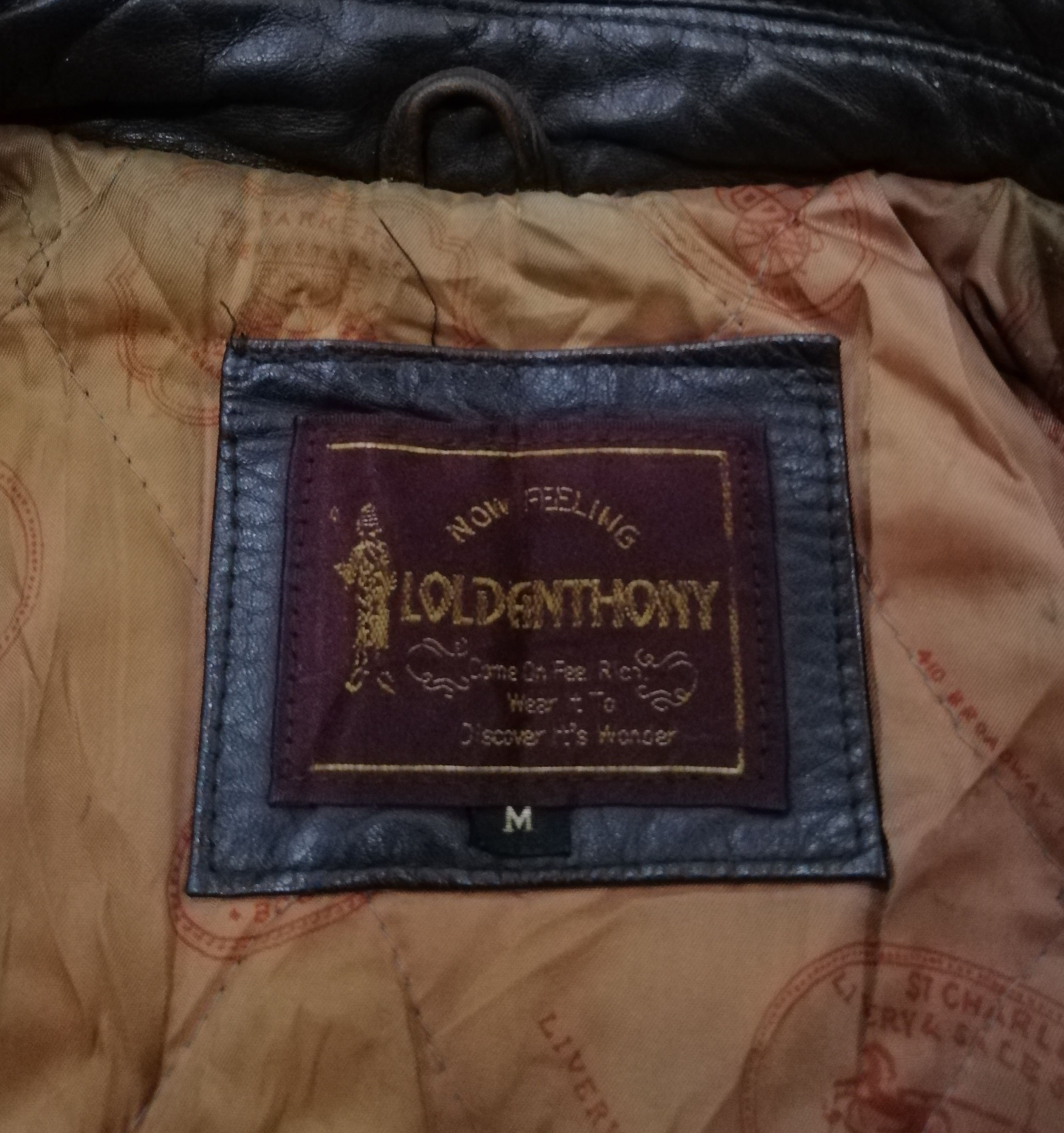 Vintage Vintage Lold Anthony Leather Faded Jacket Size US M / EU 48-50 / 2 - 17 Thumbnail
