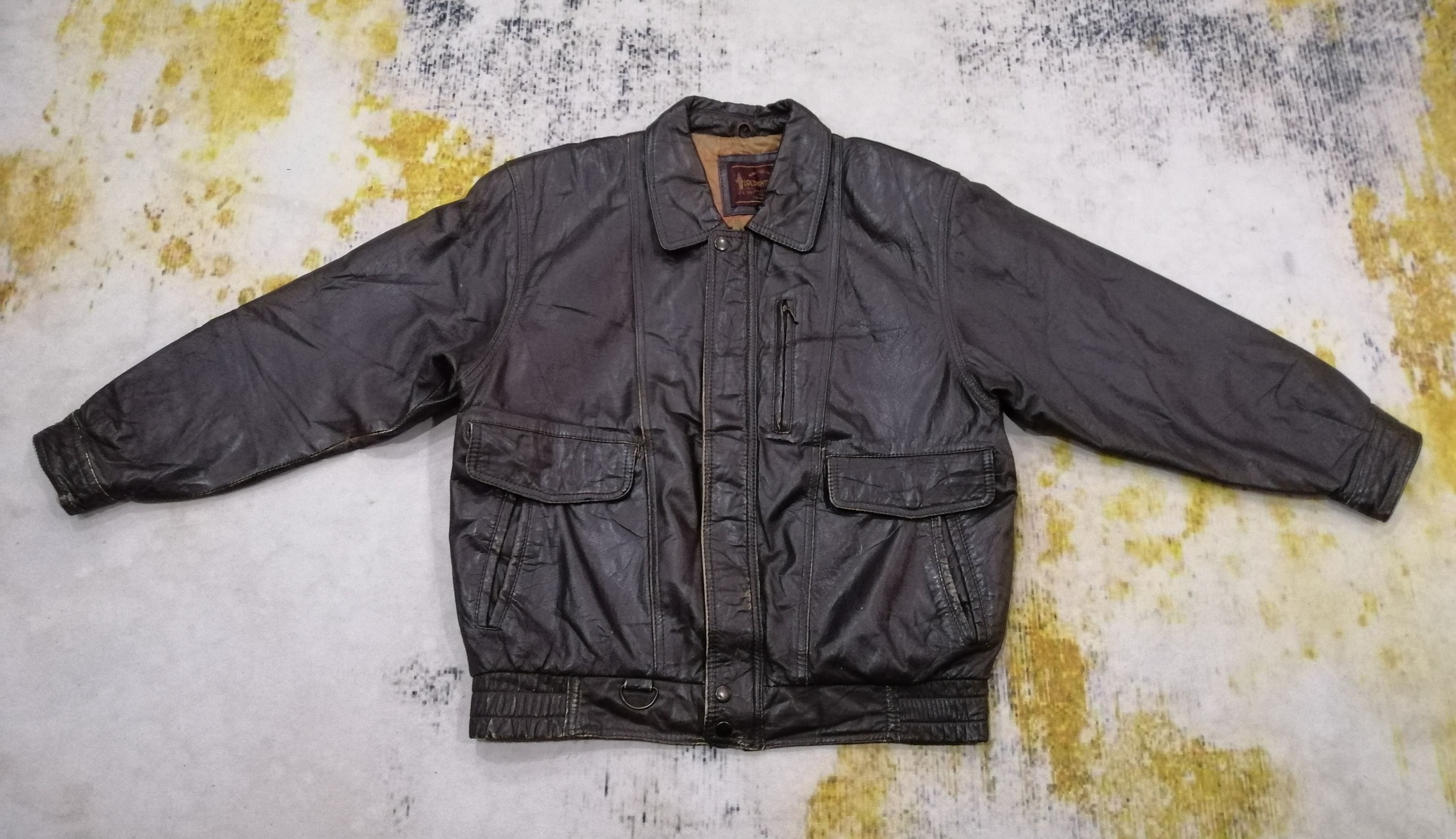Vintage Vintage Lold Anthony Leather Faded Jacket Size US M / EU 48-50 / 2 - 4 Thumbnail