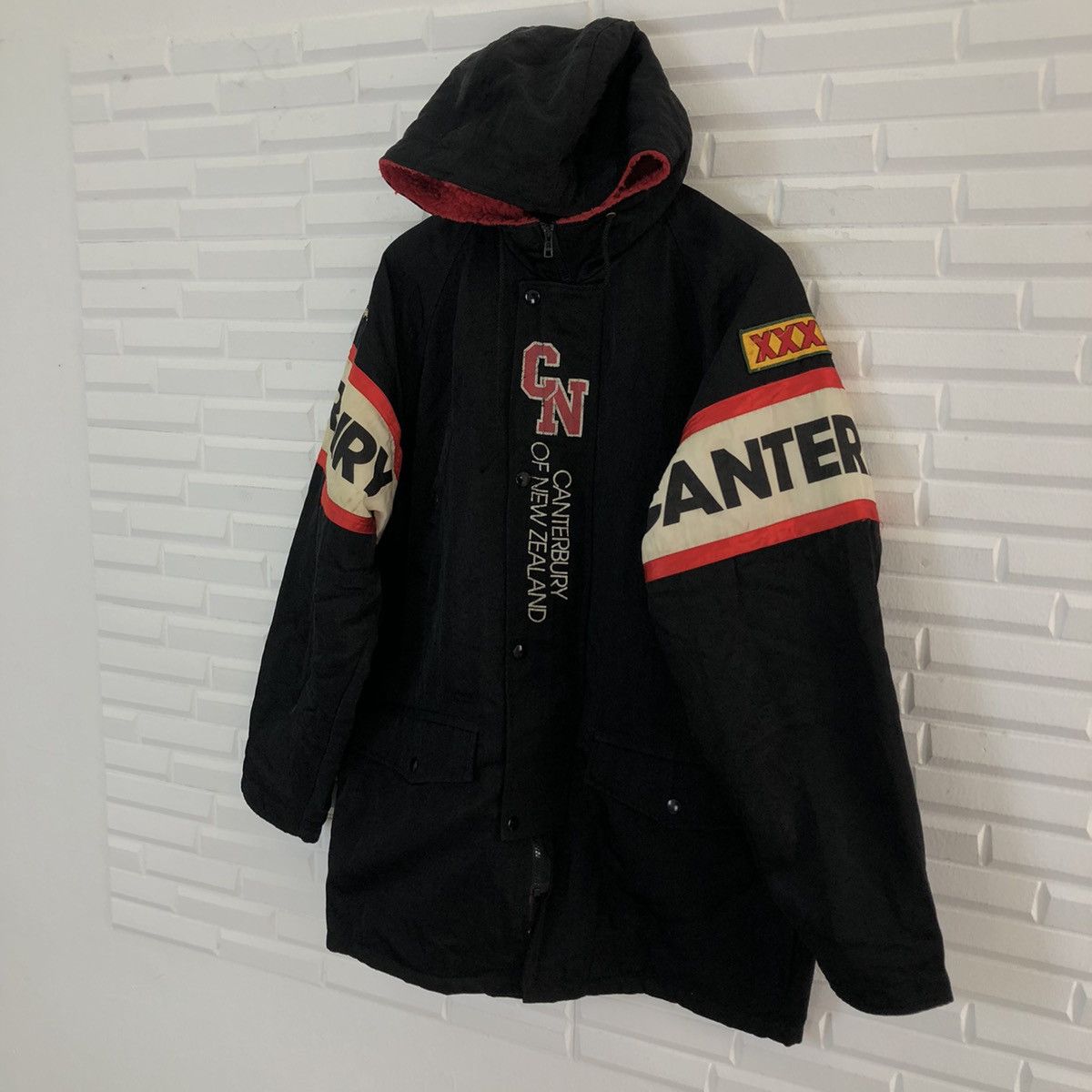 Japanese Brand VINTAGE CANTERBURY OF NEW ZEALAND COACH JACKET HOODIE Size US L / EU 52-54 / 3 - 12 Thumbnail