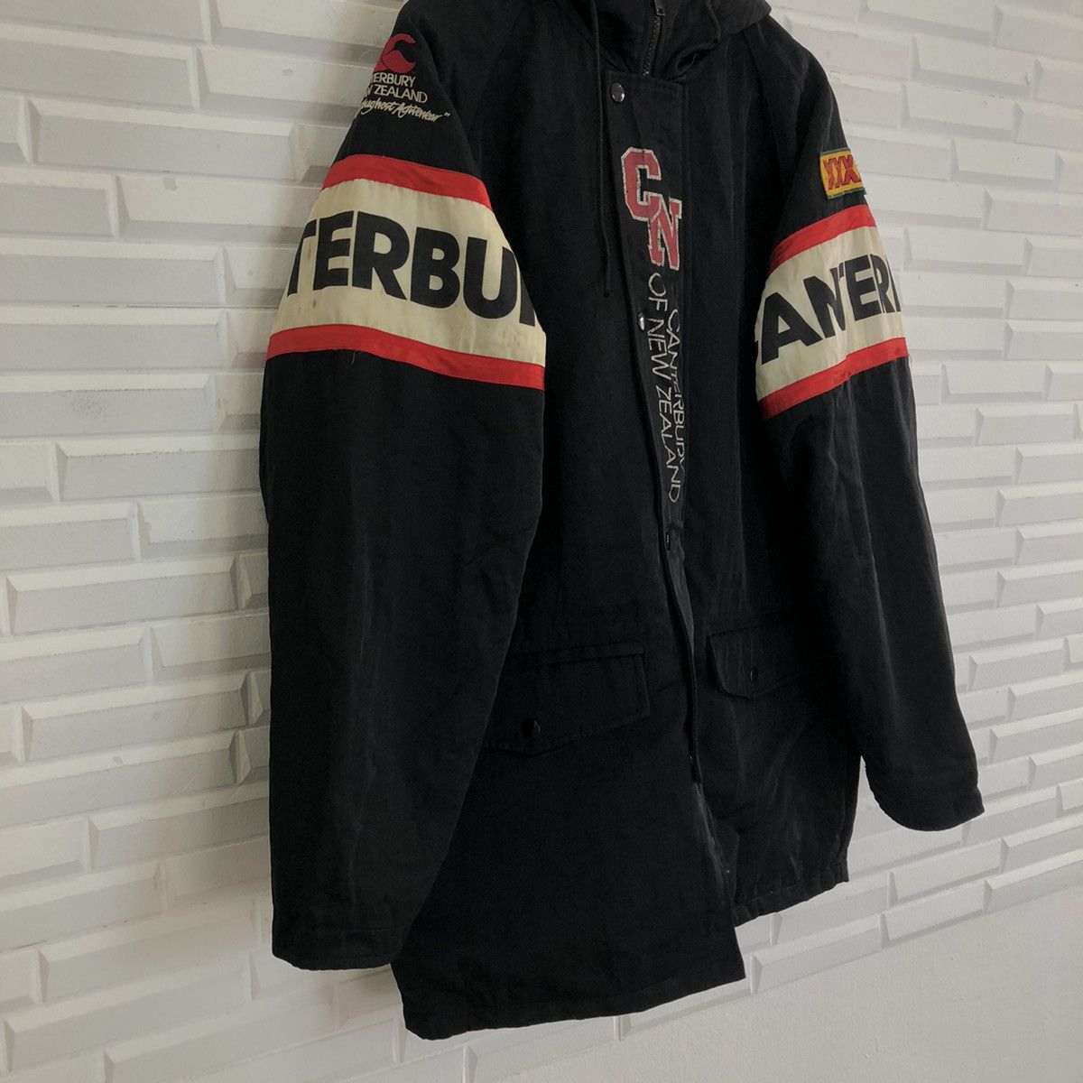 Japanese Brand VINTAGE CANTERBURY OF NEW ZEALAND COACH JACKET HOODIE Size US L / EU 52-54 / 3 - 4 Thumbnail