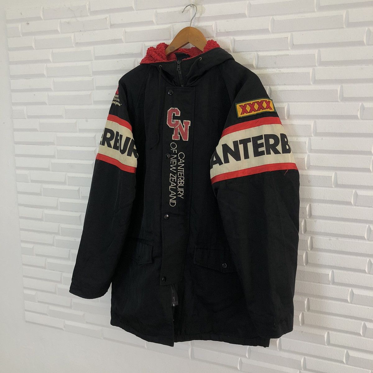 Japanese Brand VINTAGE CANTERBURY OF NEW ZEALAND COACH JACKET HOODIE Size US L / EU 52-54 / 3 - 2 Thumbnail