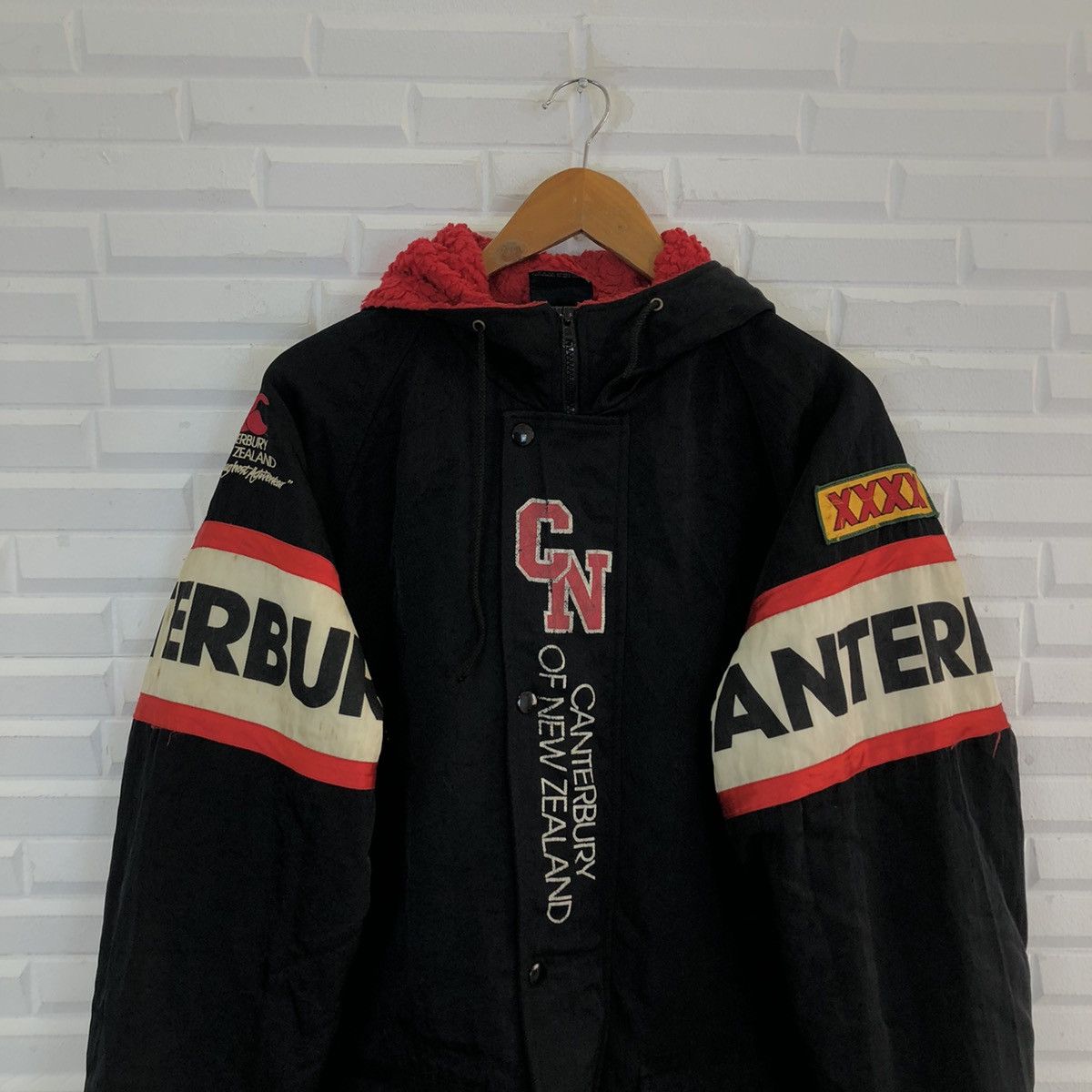 Japanese Brand VINTAGE CANTERBURY OF NEW ZEALAND COACH JACKET HOODIE Size US L / EU 52-54 / 3 - 3 Thumbnail