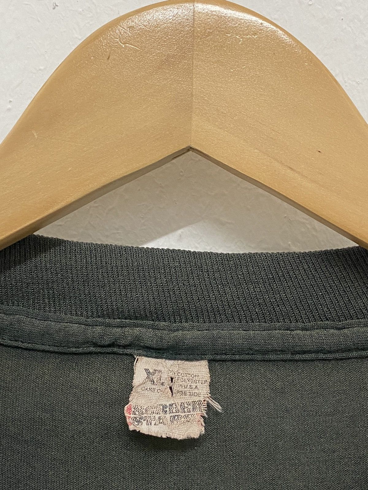 Vintage 80s Vintage Distressed WTF “what the fuck” Single Sticth tee Size US XL / EU 56 / 4 - 5 Thumbnail