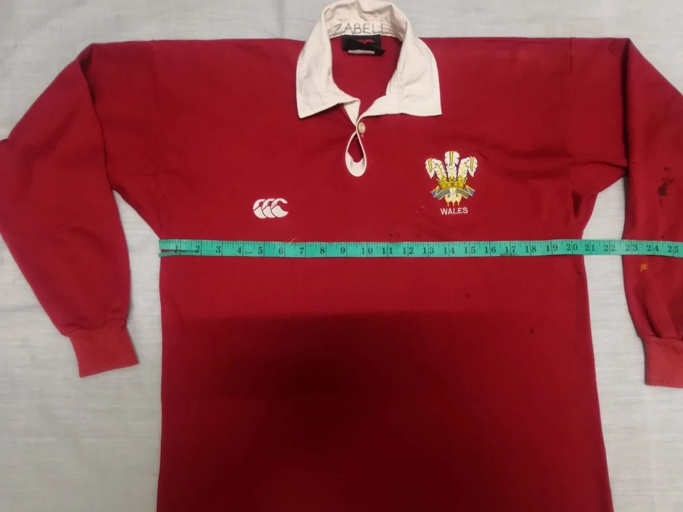 All Blacks Vintage Canterbury Wales Rugby Jersey Polo Shirt Rare Size US S / EU 44-46 / 1 - 7 Thumbnail