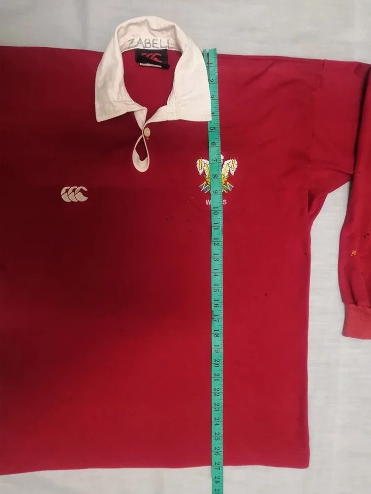 All Blacks Vintage Canterbury Wales Rugby Jersey Polo Shirt Rare Size US S / EU 44-46 / 1 - 8 Thumbnail