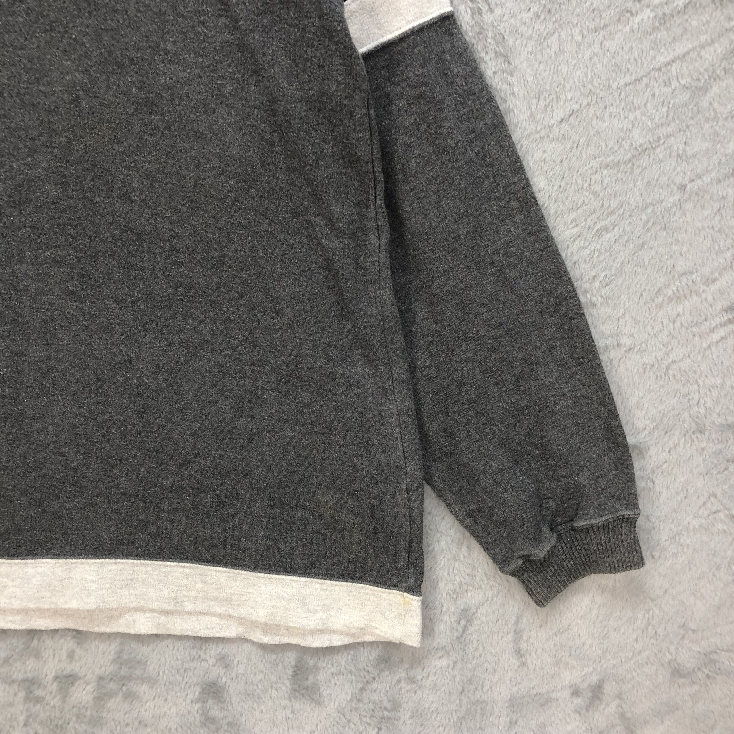 Ellesse Vintage Ellesse Half Zip Turtle Neck Gray Sweater #6175-52 Size US M / EU 48-50 / 2 - 7 Thumbnail
