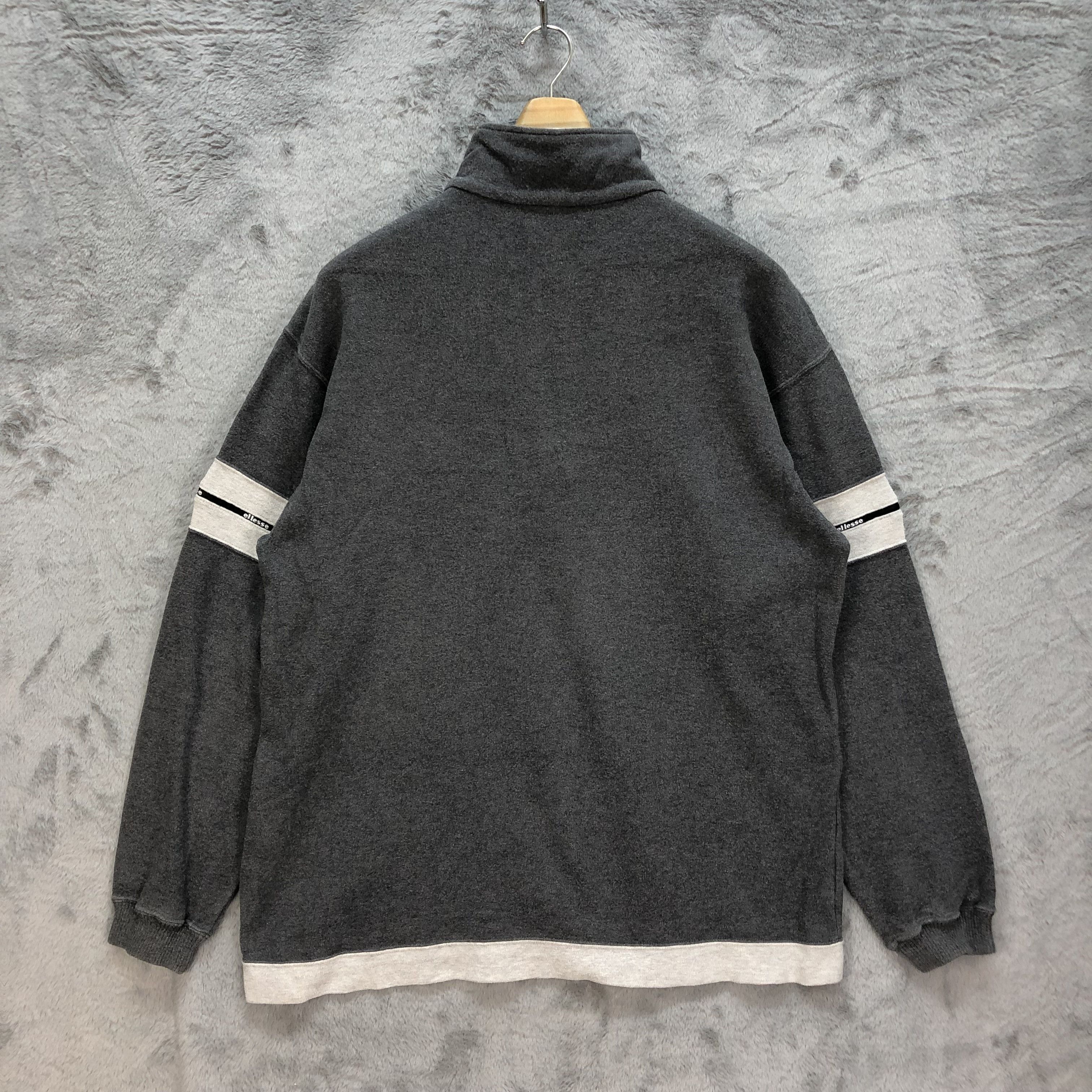 Ellesse Vintage Ellesse Half Zip Turtle Neck Gray Sweater #6175-52 Size US M / EU 48-50 / 2 - 11 Thumbnail