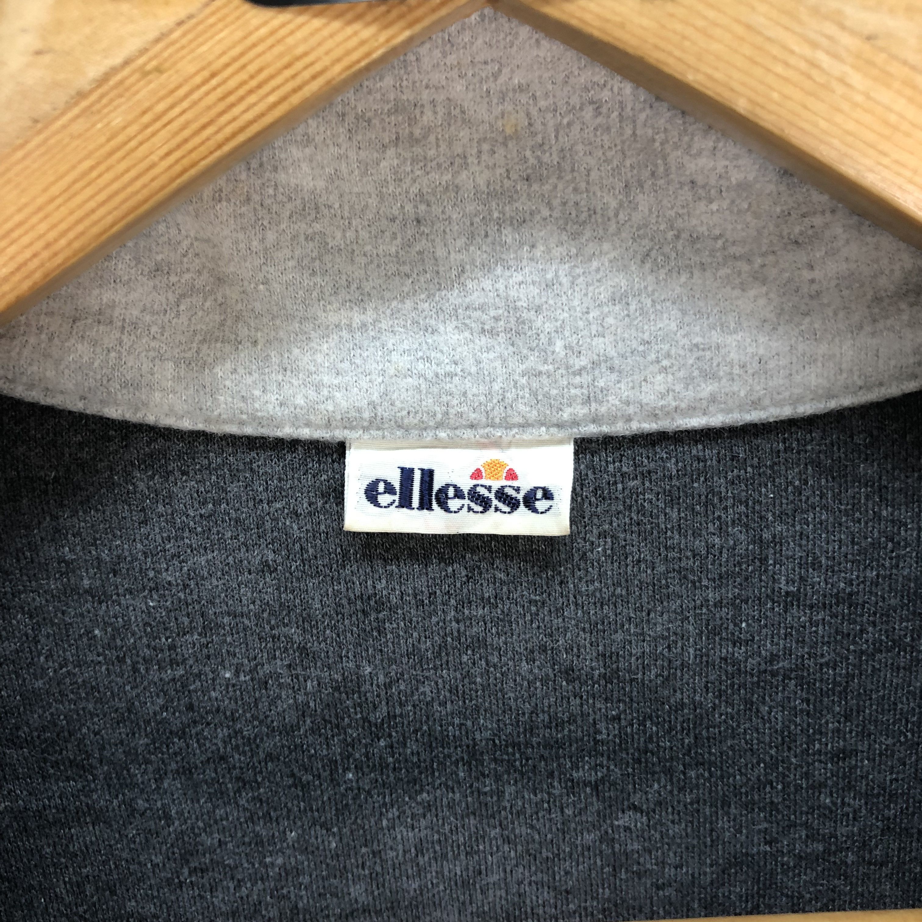 Ellesse Vintage Ellesse Half Zip Turtle Neck Gray Sweater #6175-52 Size US M / EU 48-50 / 2 - 9 Thumbnail