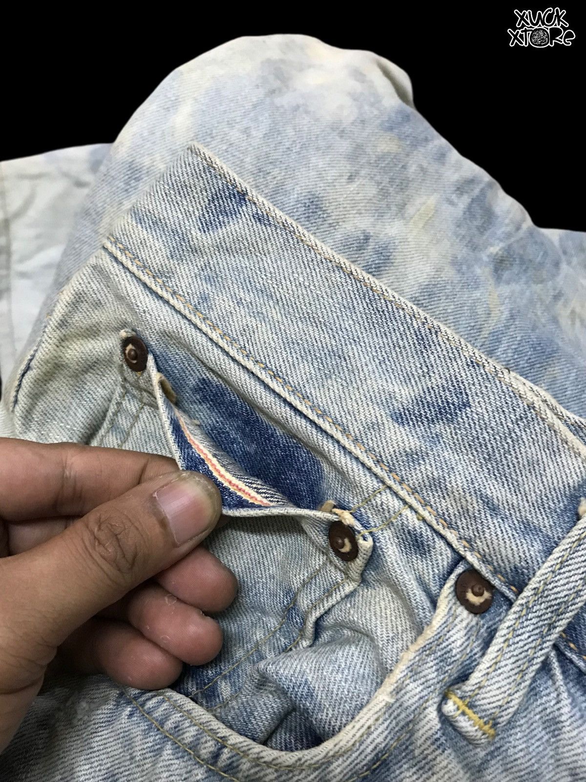 Edwin × Japanese Brand Vintage EDWIN Lot 505 Selvage Design 36 Size US 36 / EU 52 - 11 Thumbnail