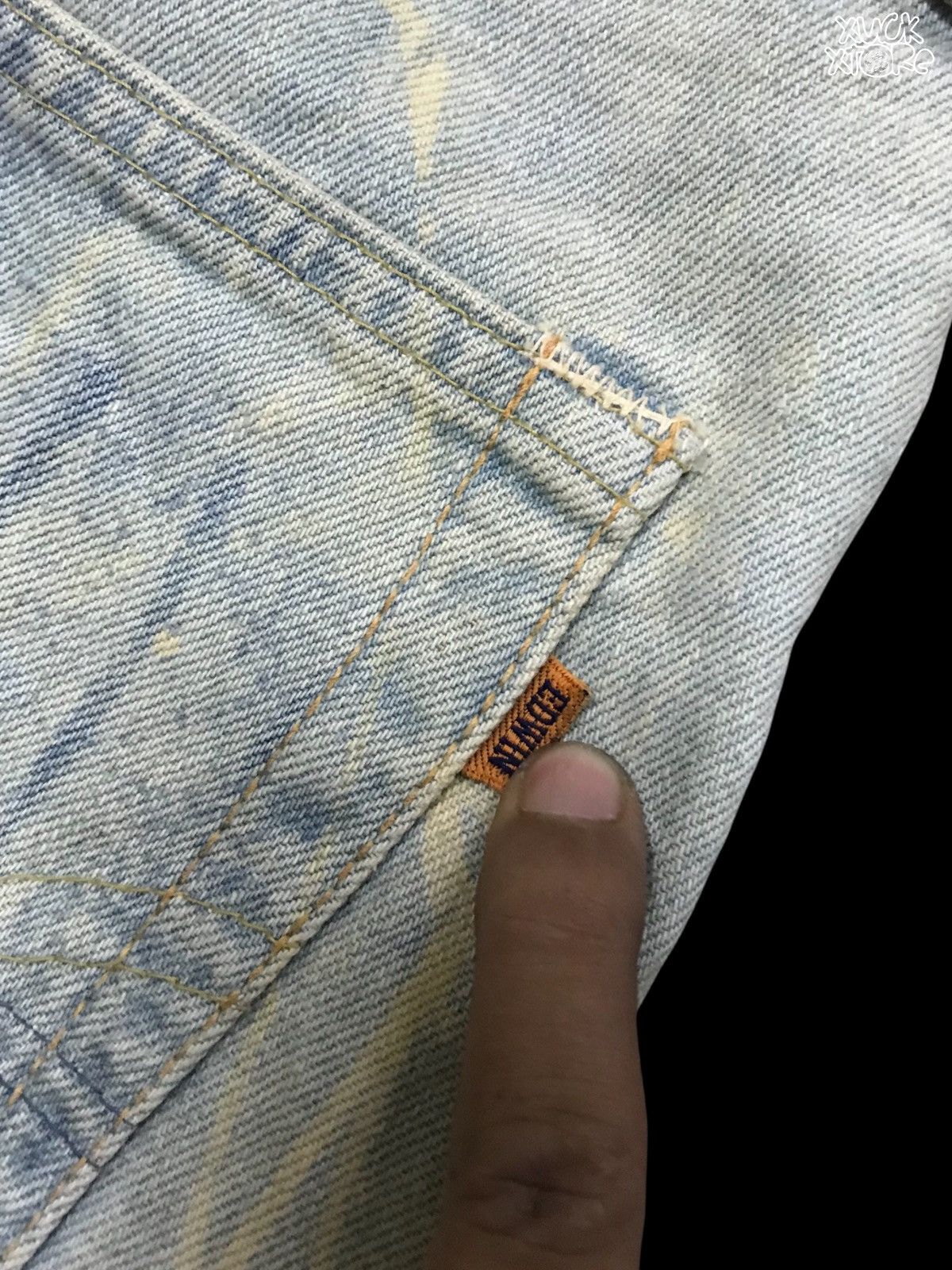 Edwin × Japanese Brand Vintage EDWIN Lot 505 Selvage Design 36 Size US 36 / EU 52 - 9 Thumbnail