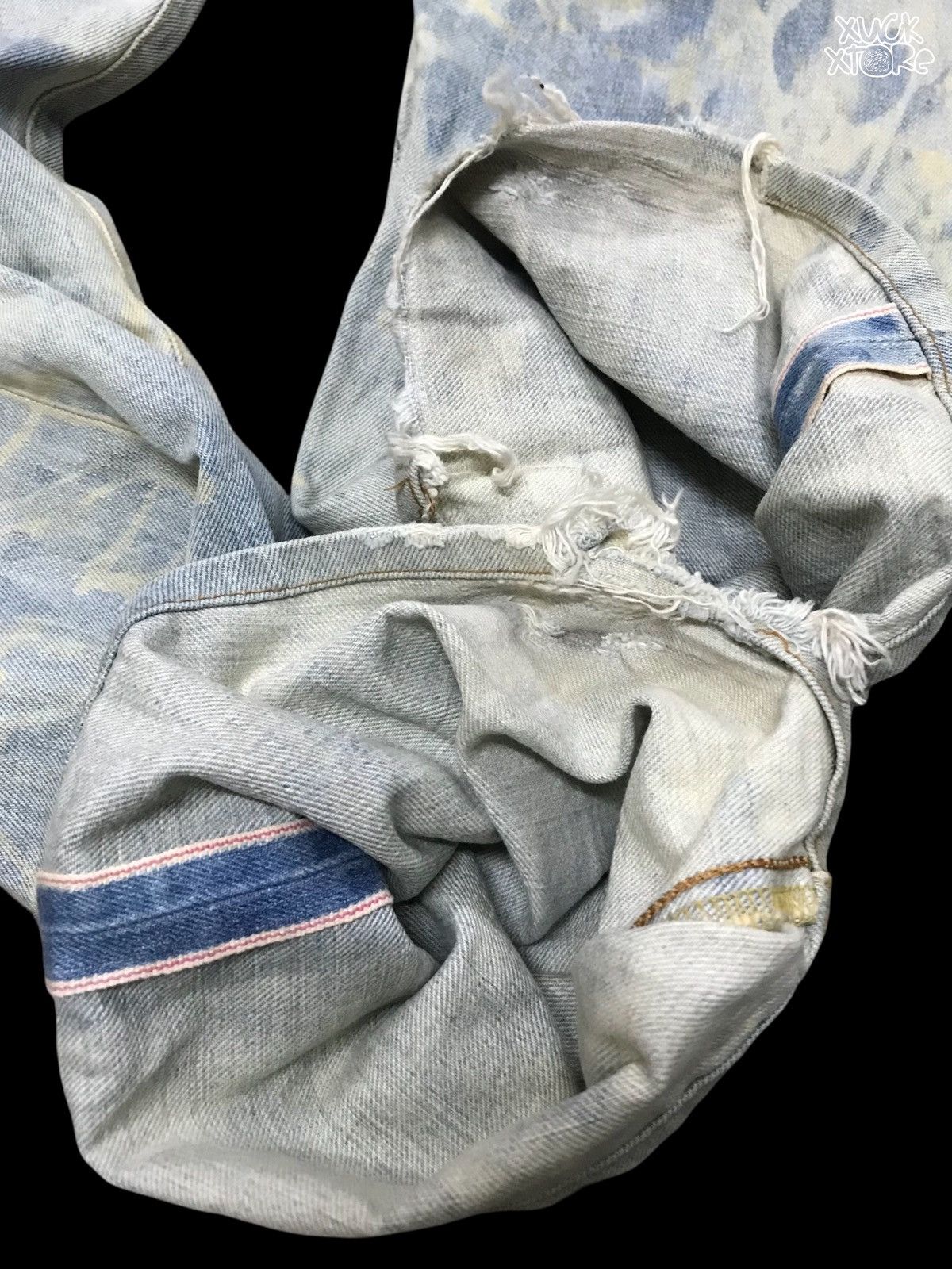 Edwin × Japanese Brand Vintage EDWIN Lot 505 Selvage Design 36 Size US 36 / EU 52 - 14 Thumbnail