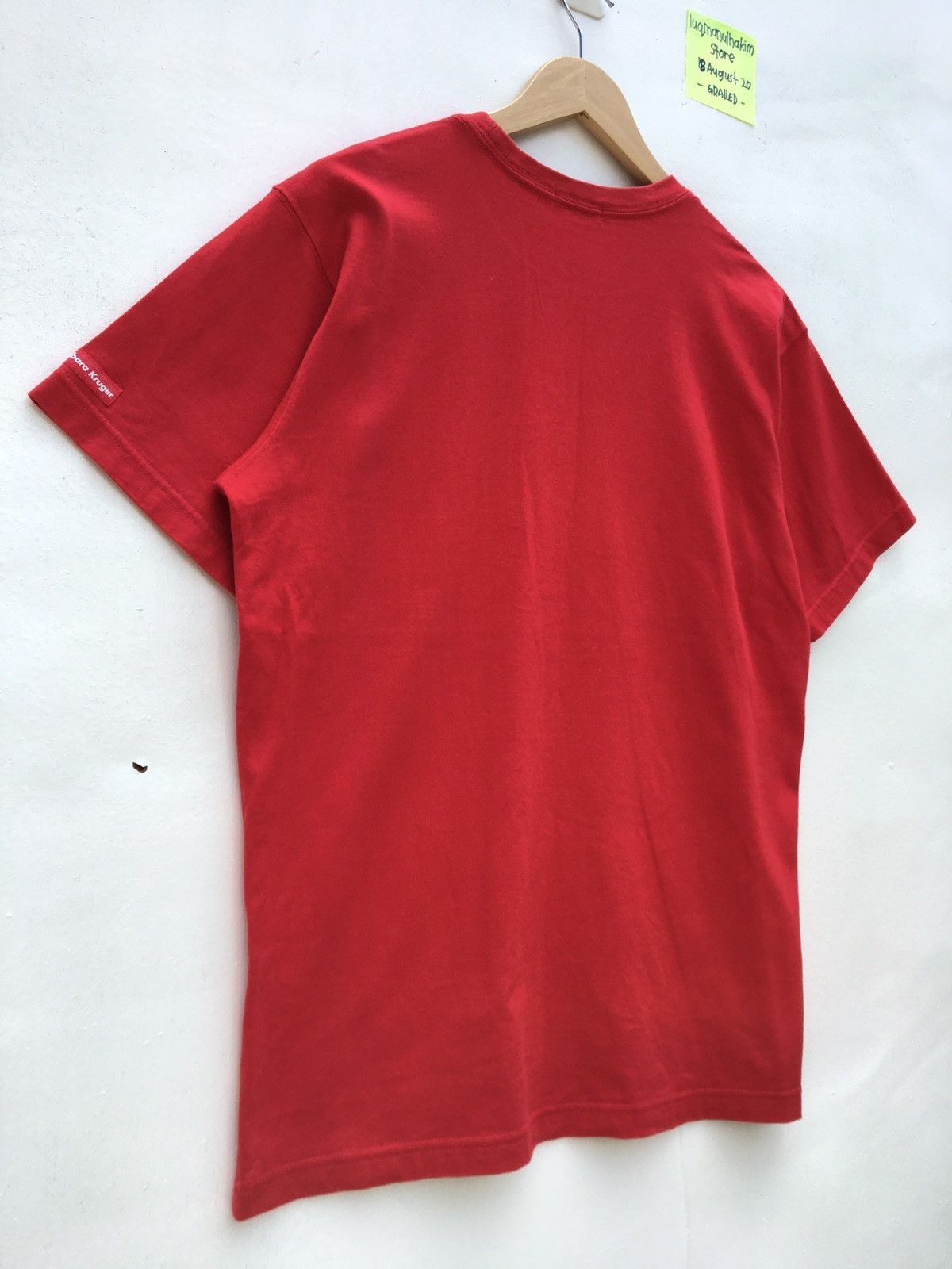 Barbara Kruger Barbara Kruger ‘Your comforts is my silence’ Red Tshirt Size US L / EU 52-54 / 3 - 11 Thumbnail