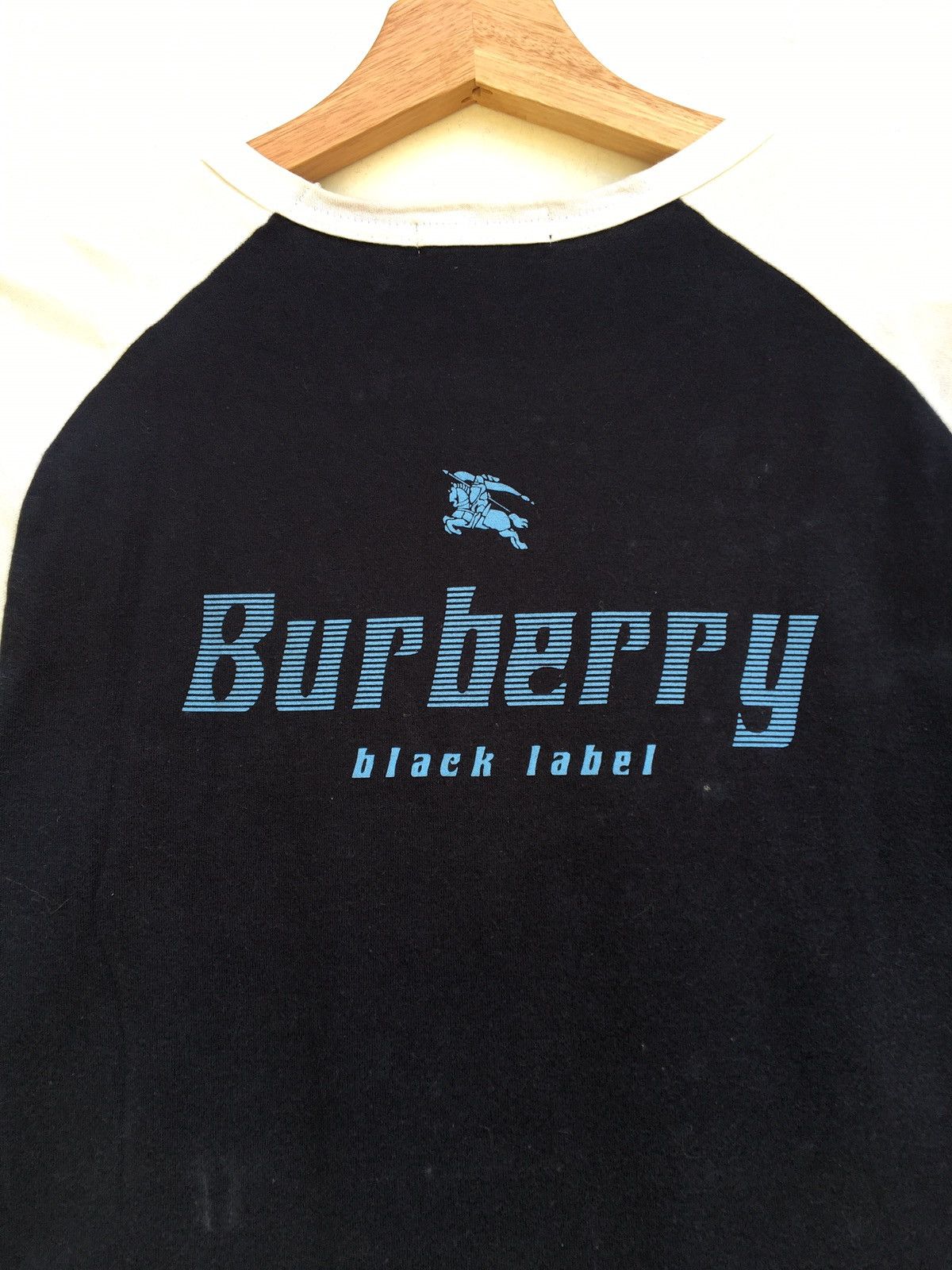 Burberry Vintage Burberry Jet Set Black Label Short Sleeve Size US S / EU 44-46 / 1 - 6 Thumbnail