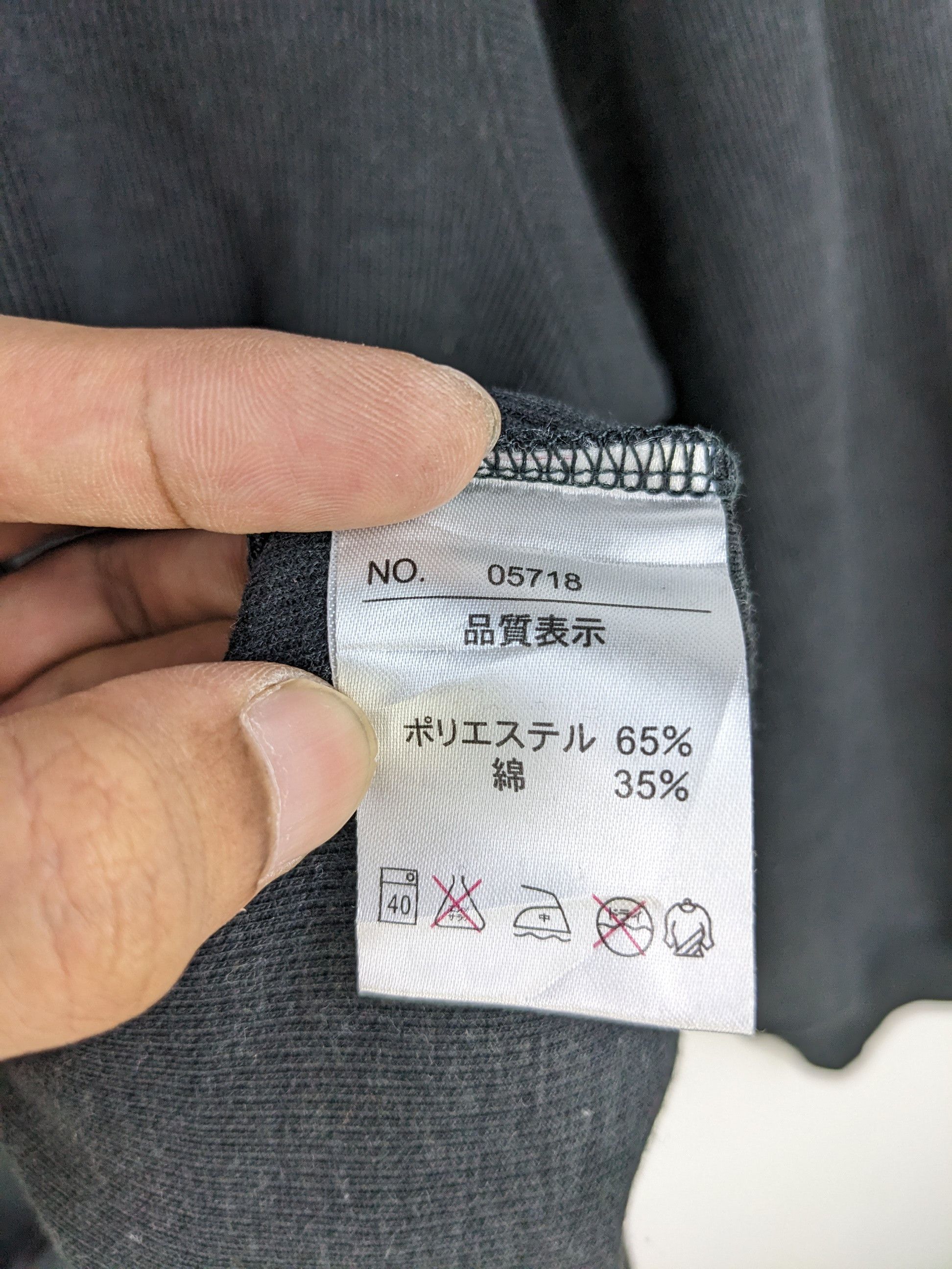 Designer × Japanese Brand × Yohji Yamamoto Sacsny Ysaccs by Yohji Yamamoto Sweatshirt Half Zip Size US M / EU 48-50 / 2 - 4 Thumbnail