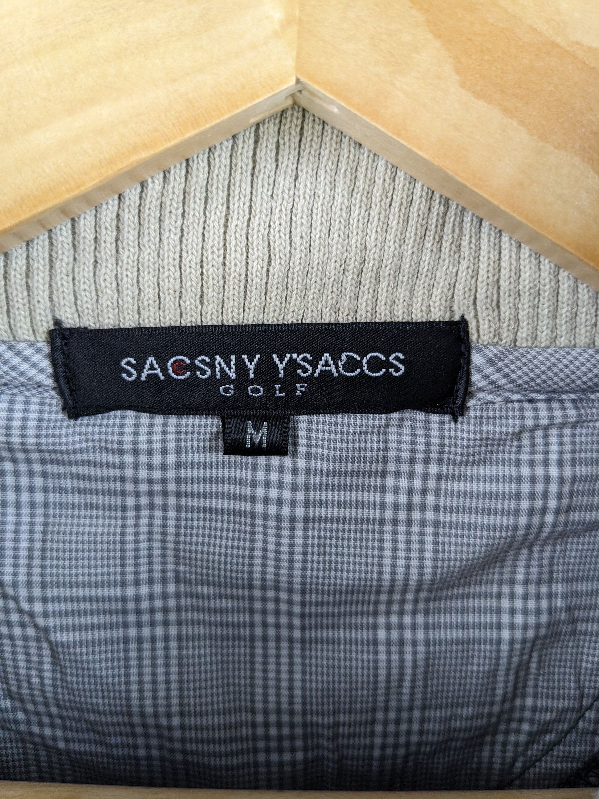 Designer × Japanese Brand × Yohji Yamamoto Sacsny Ysaccs by Yohji Yamamoto Sweatshirt Half Zip Size US M / EU 48-50 / 2 - 3 Thumbnail