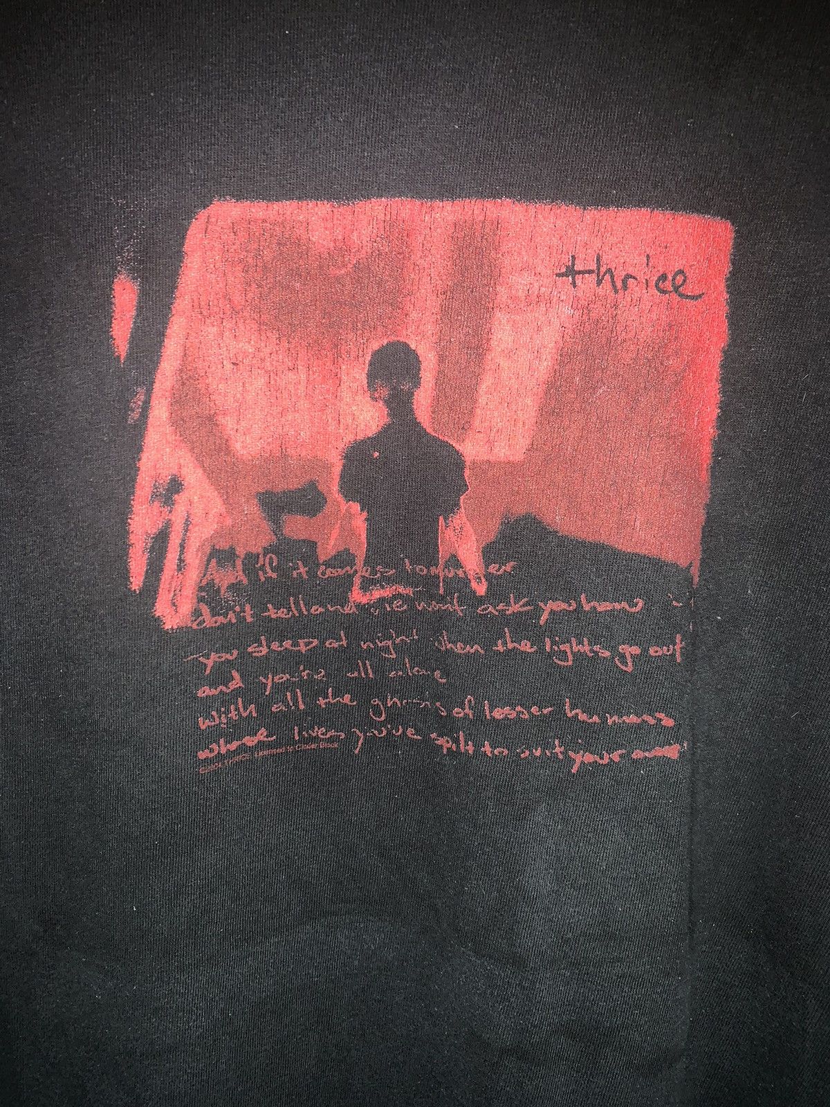 Band Tees VINTAGE POP PUNK BAND THRICE Rare!!!00’s Size US M / EU 48-50 / 2 - 4 Thumbnail