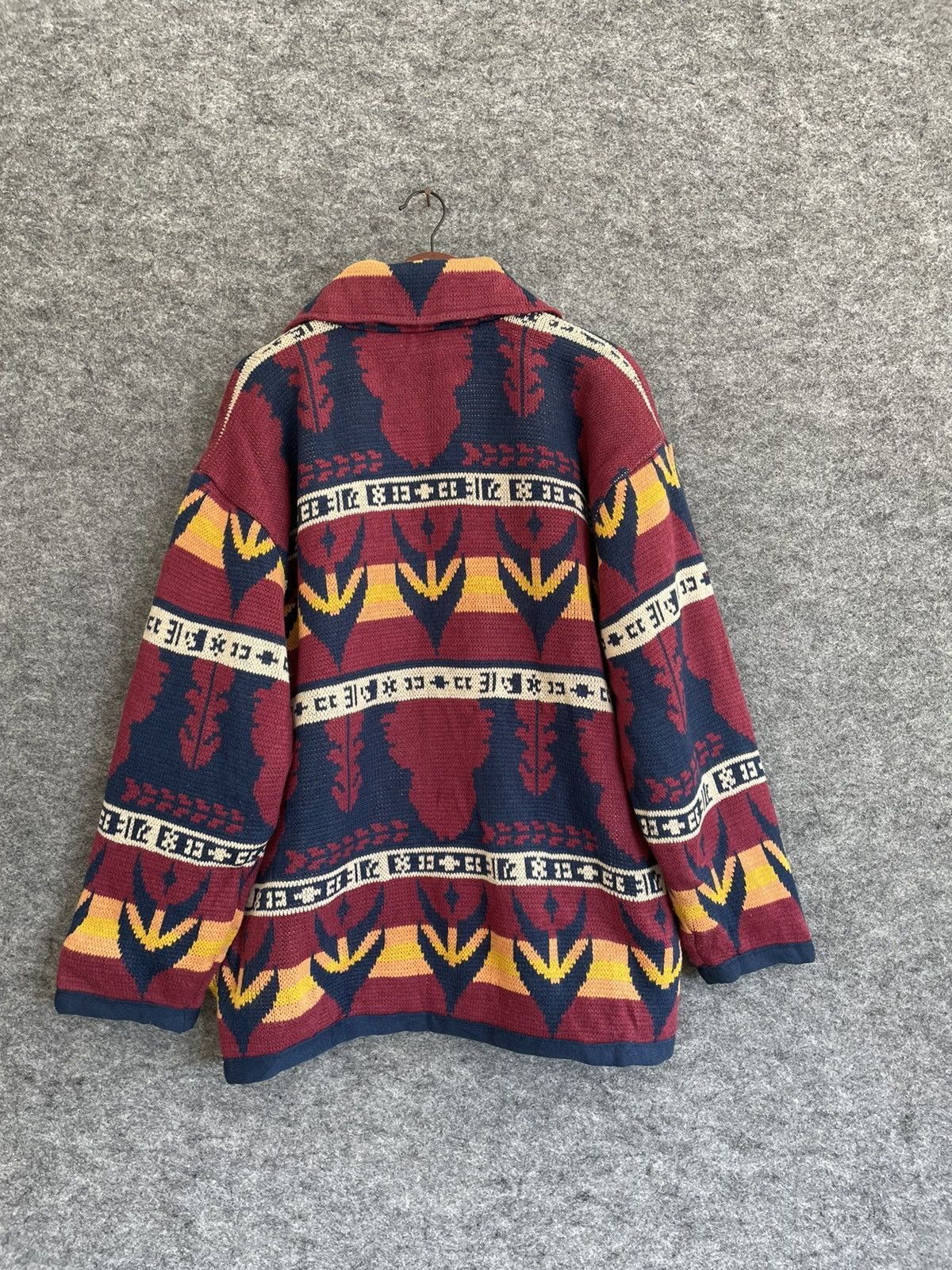 Japanese Brand × Vintage VINTAGE DOODLE 32 AZTEC JACKET Size US L / EU 52-54 / 3 - 3 Thumbnail