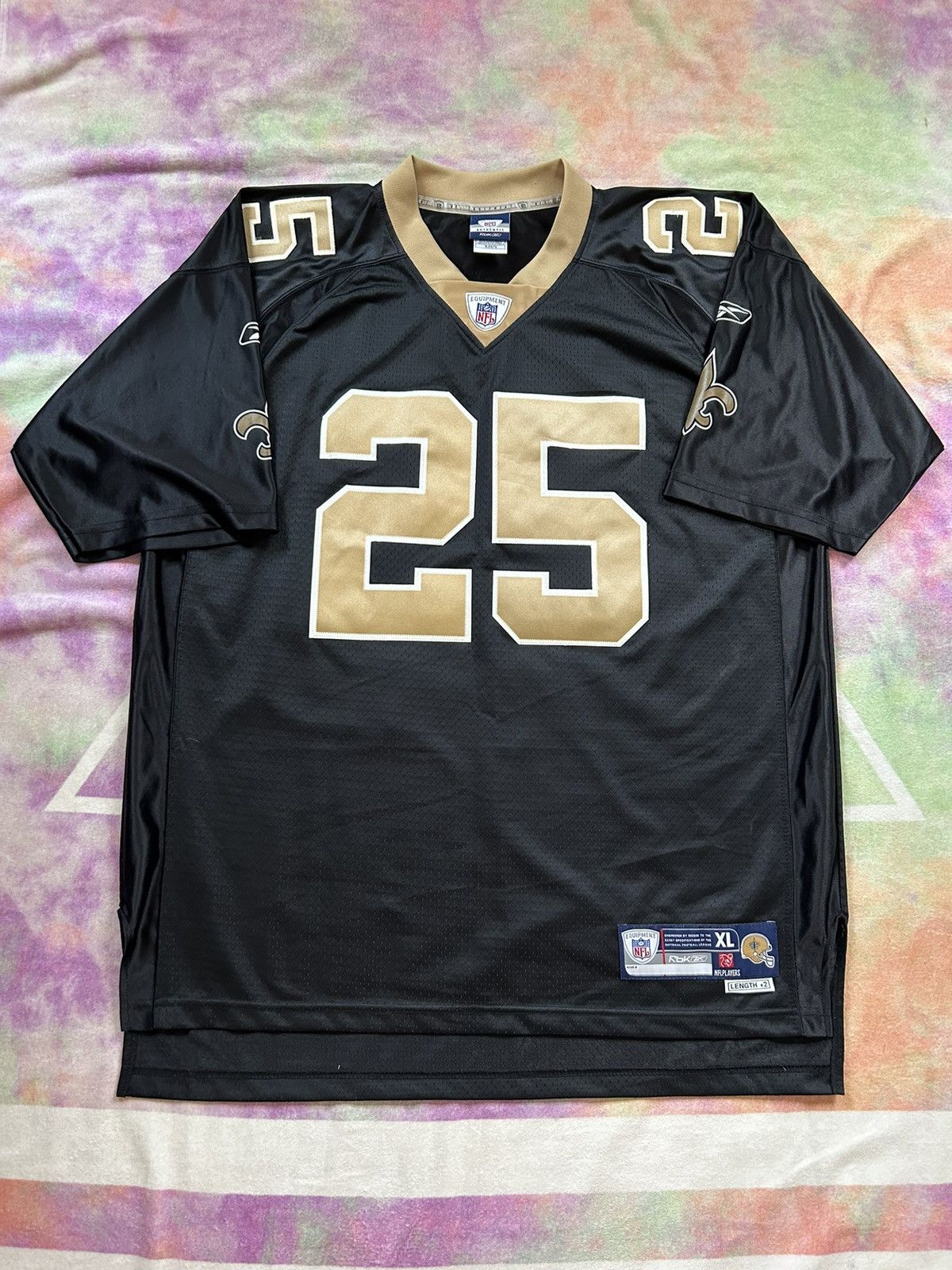 Reggie Bush New Orleans Saints Authentic Jersey 56 Reebok NFL