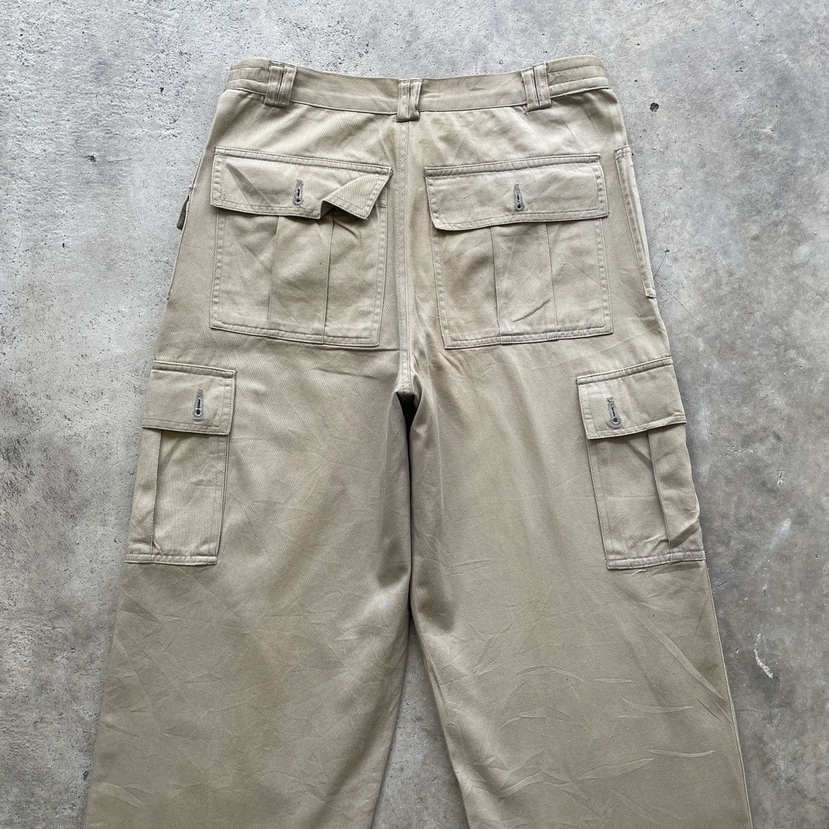 Japanese Brand W28🔥 Japanese Vintage Faded Cargo Pants 8 Pocket Tactical Size US 28 / EU 44 - 8 Thumbnail