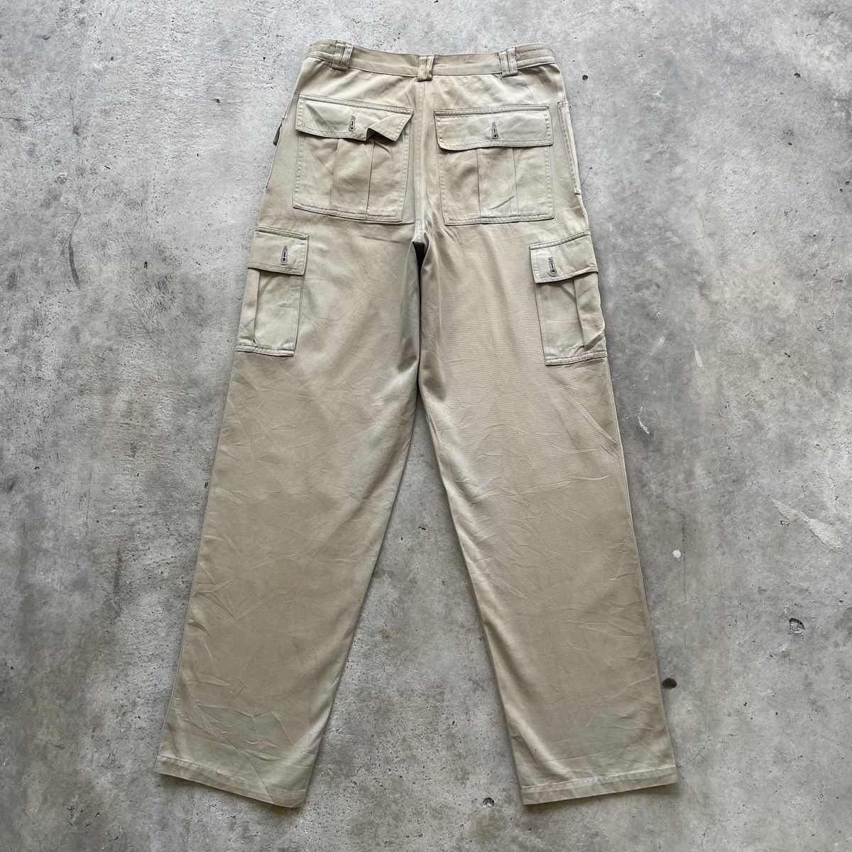 Japanese Brand W28🔥 Japanese Vintage Faded Cargo Pants 8 Pocket Tactical Size US 28 / EU 44 - 10 Thumbnail