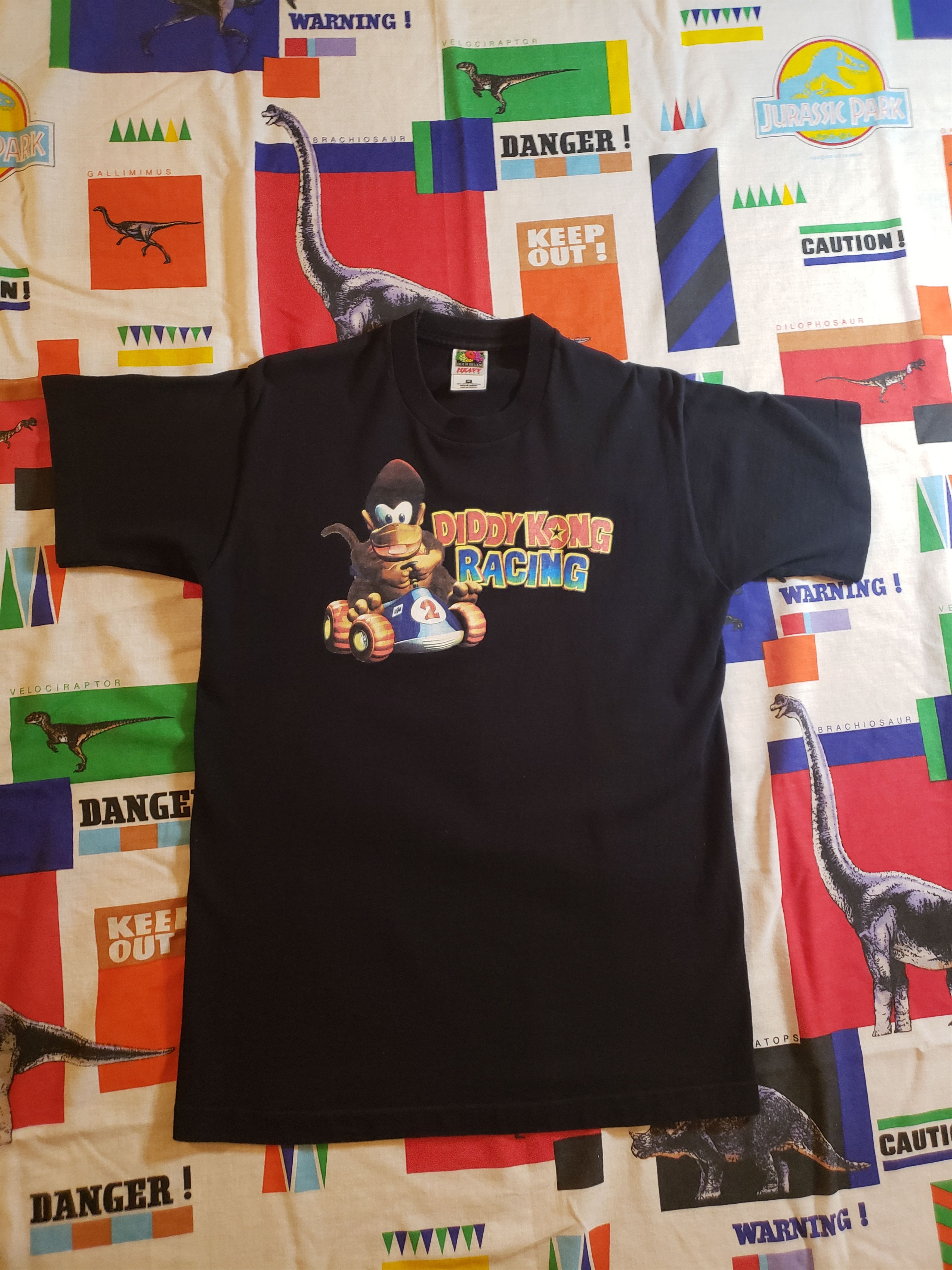 Nintendo × Vintage Vintage N64 Diddy Kong Racing Promo Shirt Size US M / EU 48-50 / 2 - 2 Thumbnail