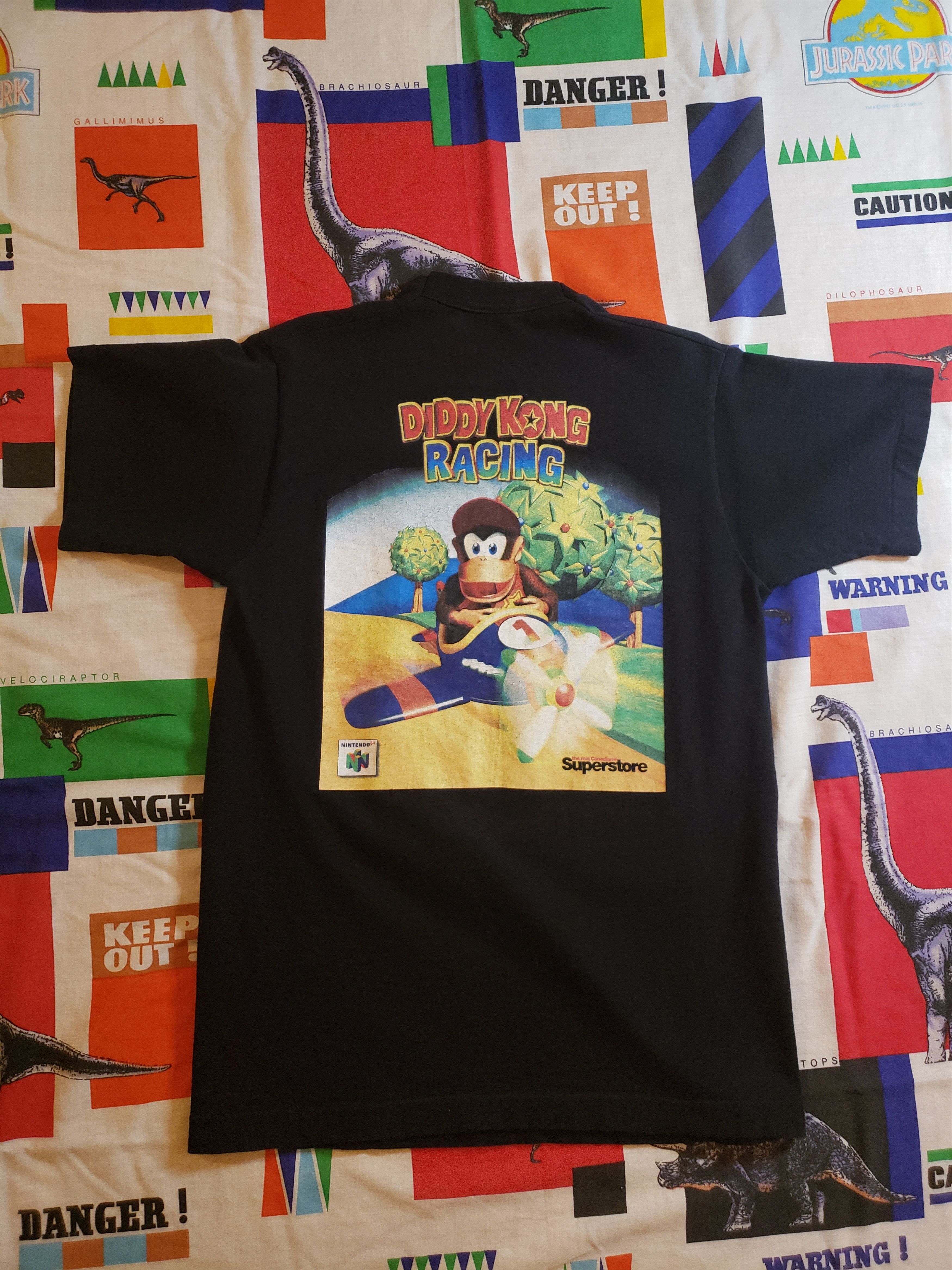 Vintage N64 Diddy Kong Racing Promo Shirt