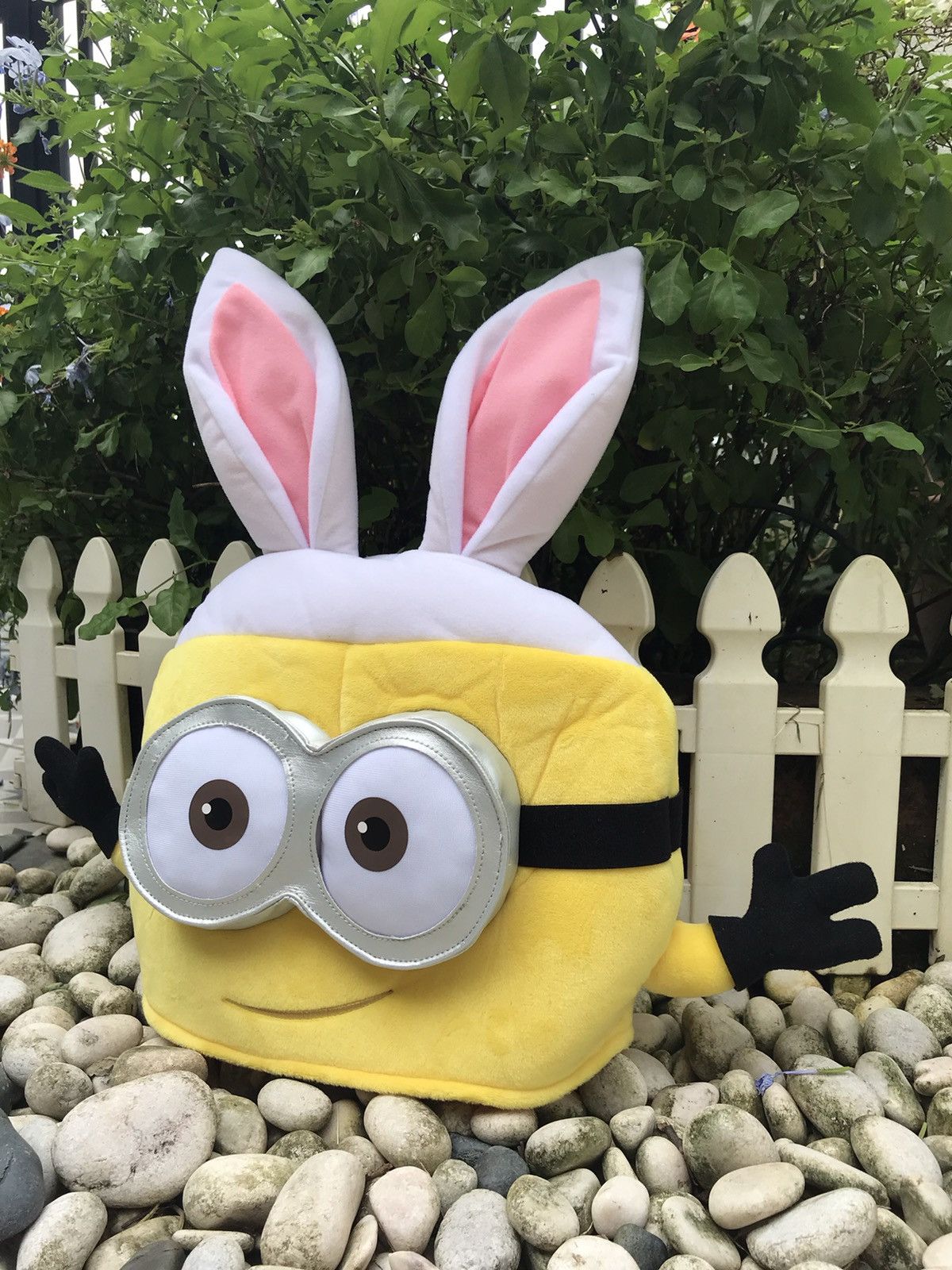 Universal Studios DESPICABLE ME MINION MADE PREMIUM PLUSH HATS WITH RABBIT EAR Size ONE SIZE - 5 Thumbnail