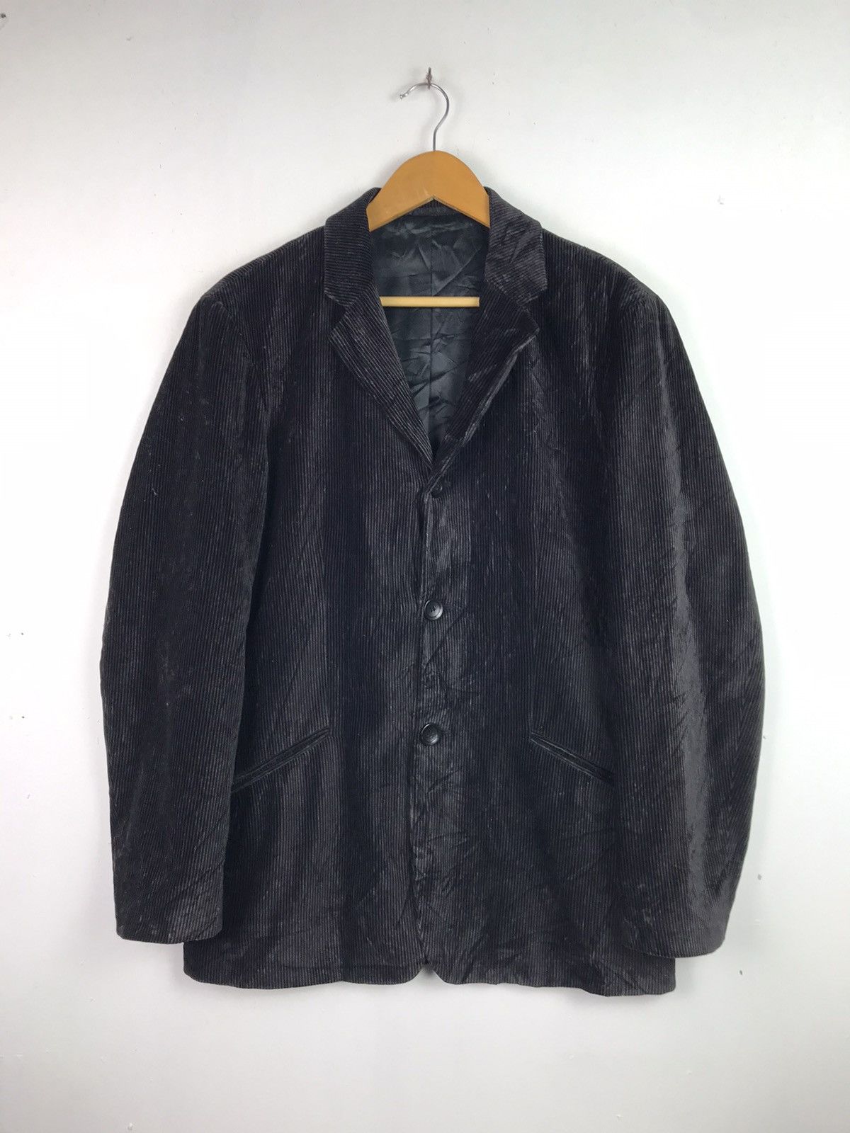 Emporio Armani Emporio Armani Black Velvet Jacket Grailed 7583