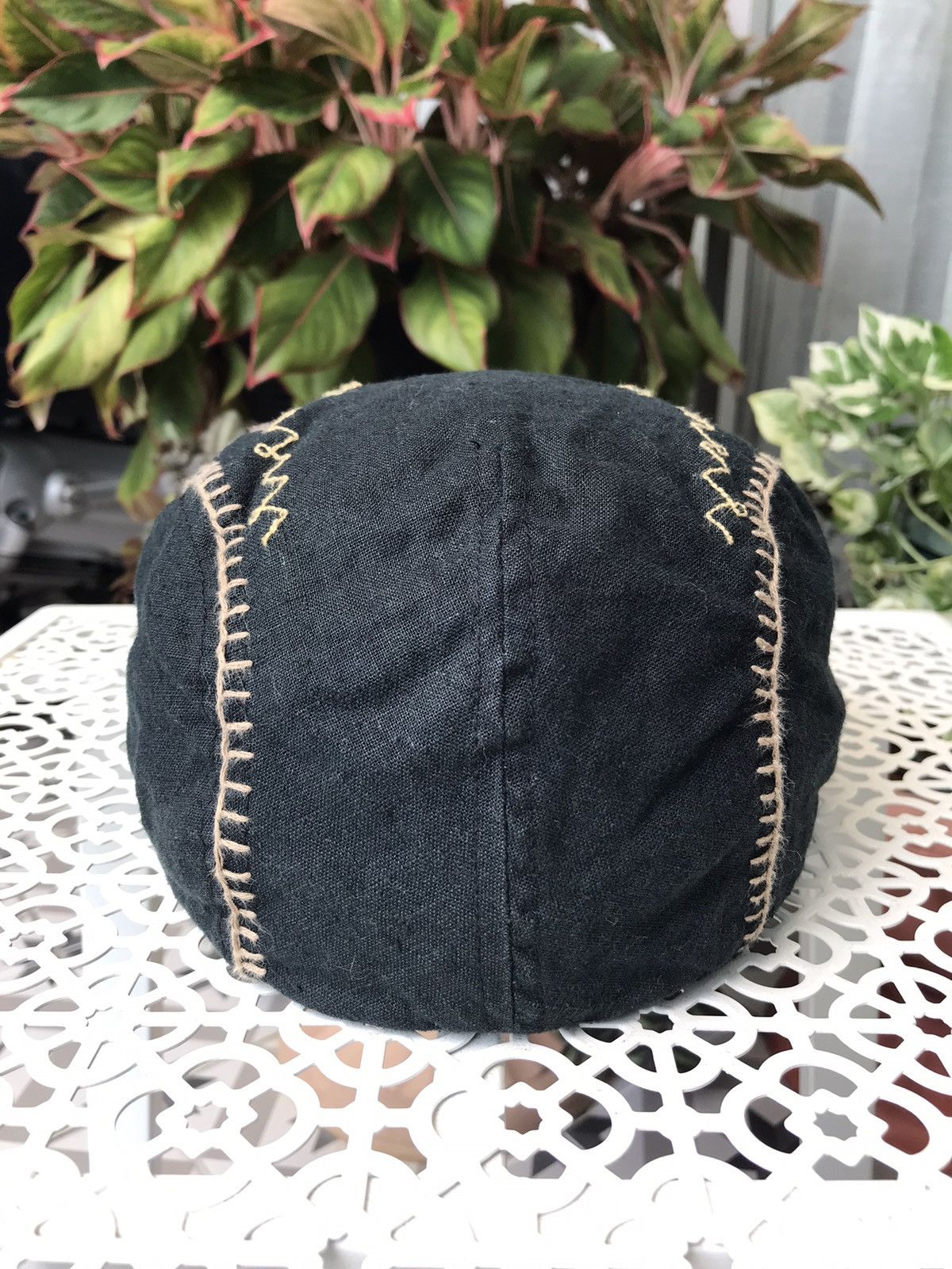 Japanese Brand BOLD GRACE HATS FLAT CAP NEWSBOY IVY SASHIKO Size ONE SIZE - 5 Thumbnail