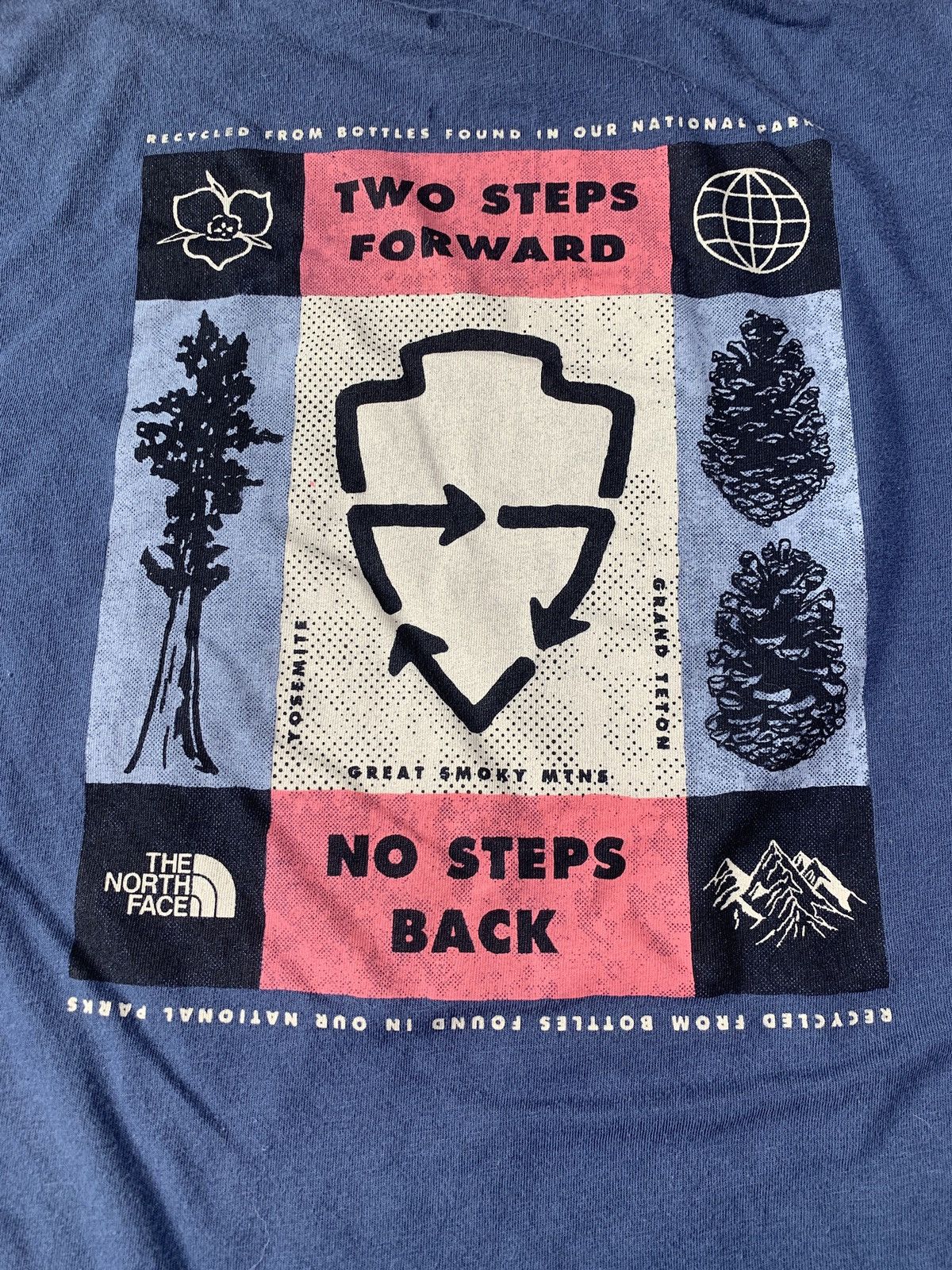 The North Face × Vintage The North Face Pocket T Shirt Made From Recycled Bottles Size US S / EU 44-46 / 1 - 6 Thumbnail