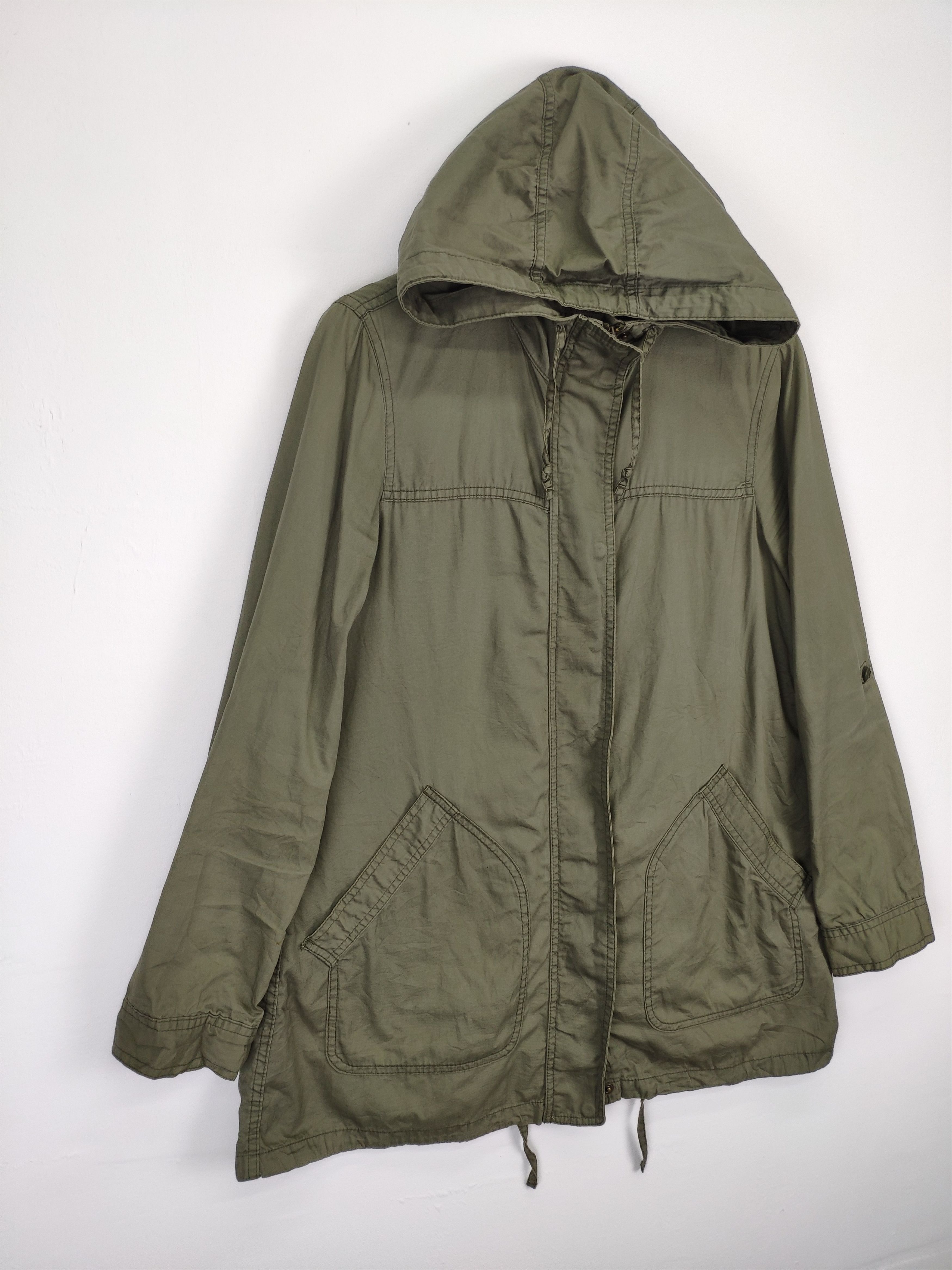 Japanese Brand × Uniqlo Uniqlo Jacket Military Hooded Original Garment Size US M / EU 48-50 / 2 - 3 Thumbnail
